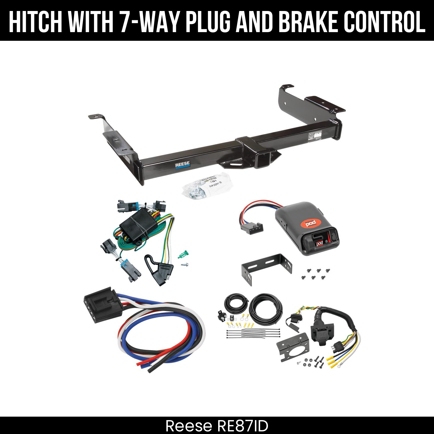 Trailer Hitch , 7-Way , Pro Series POD Brake Control