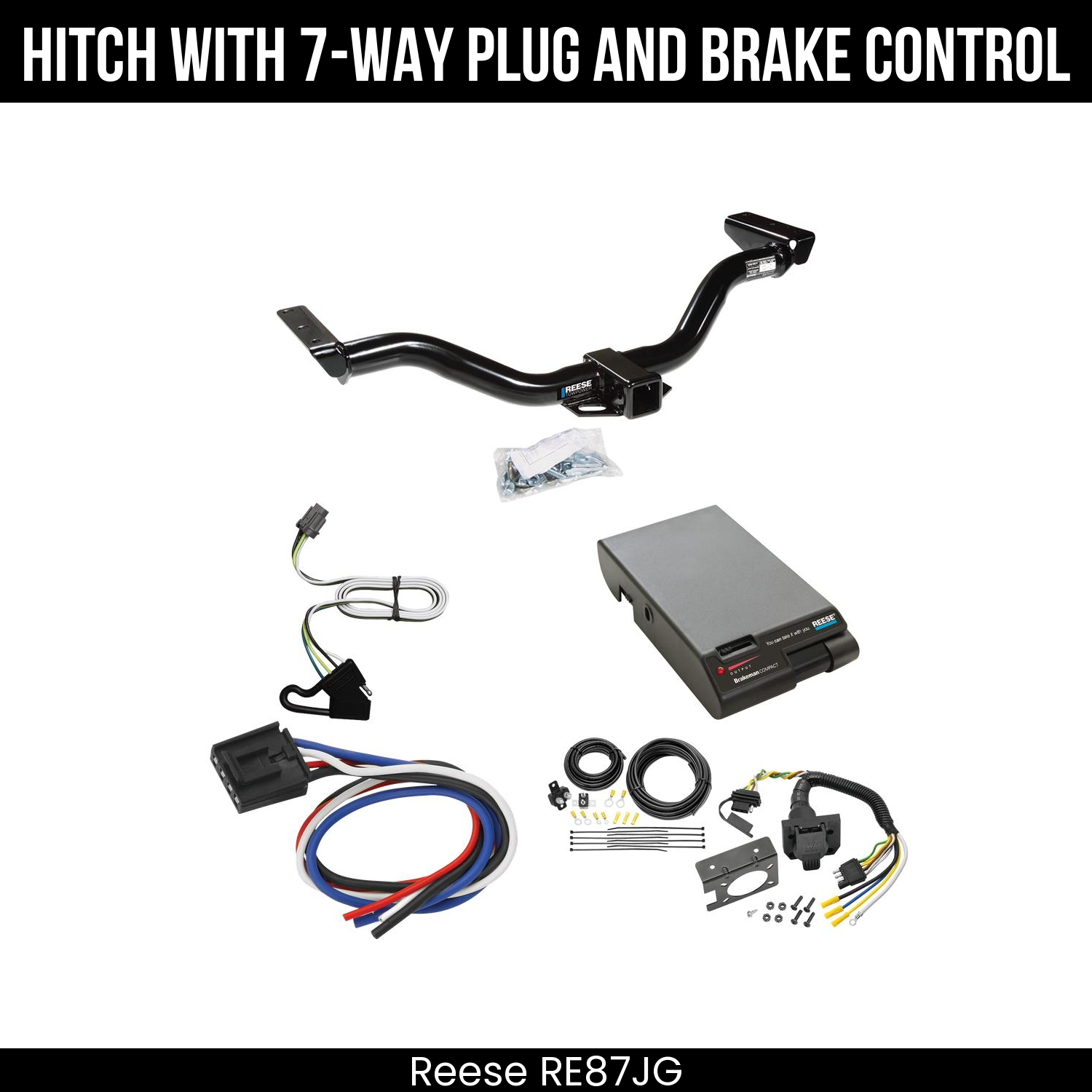Trailer Hitch , 7-Way , Reese Brakeman Brake Control