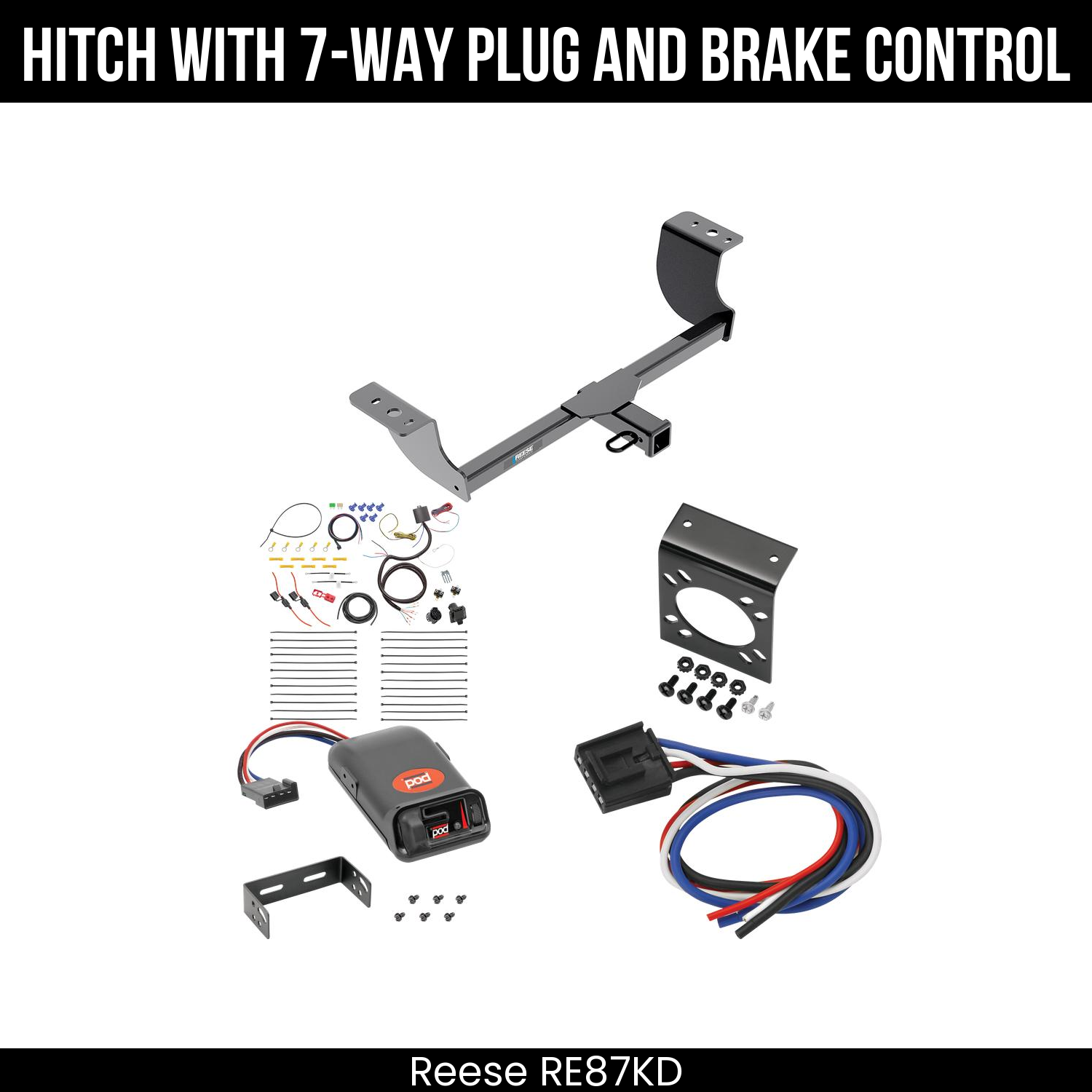Trailer Hitch , 7-Way , Pro Series POD Brake Control
