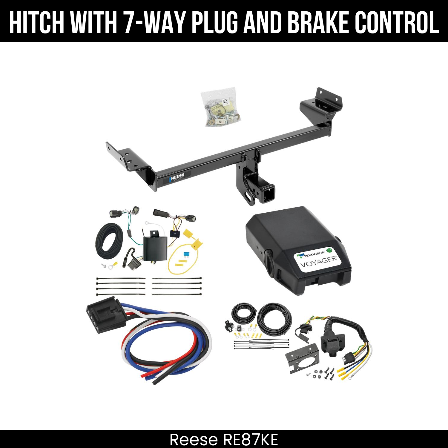 Trailer Hitch , 7-Way , Tekonsha Voyager Brake Control