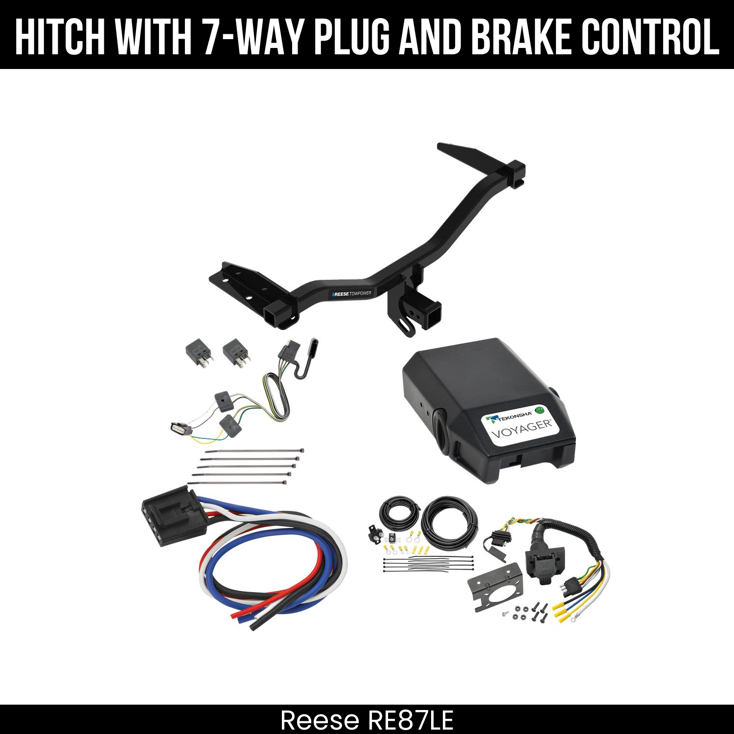 Trailer Hitch , 7-Way , Tekonsha Voyager Brake Control