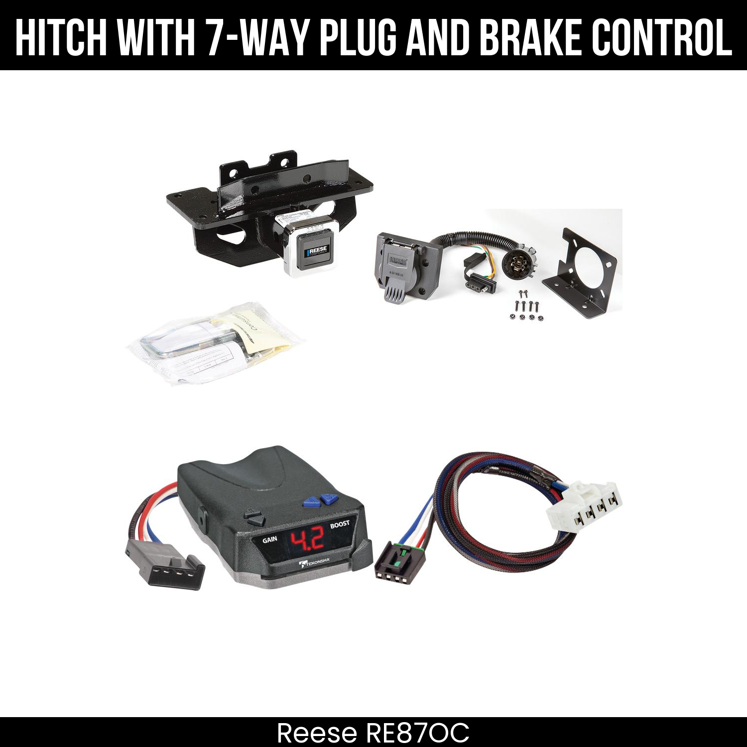 Trailer Hitch , 7-Way , Tekonsha Brake EVN Control
