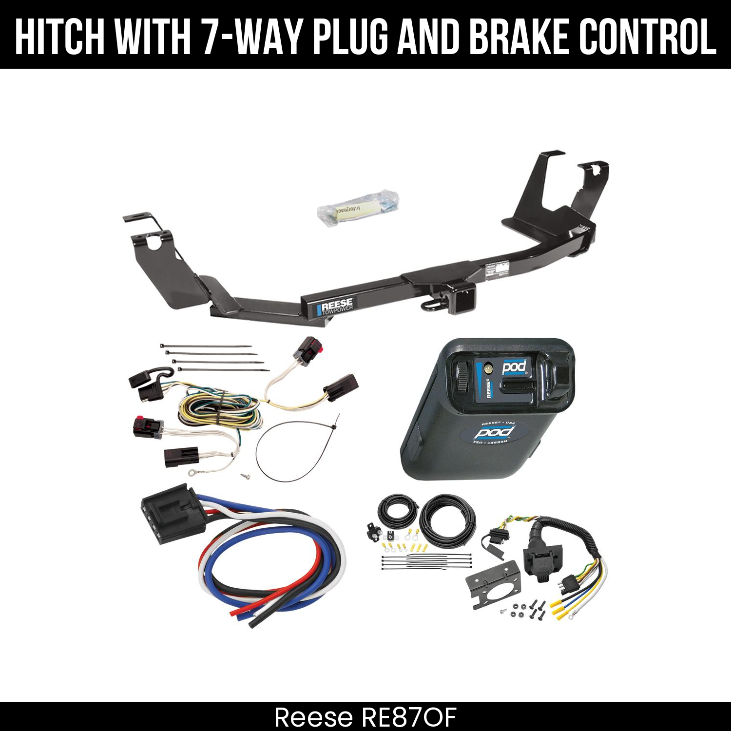 Trailer Hitch , 7-Way , Reese POD Brake Control