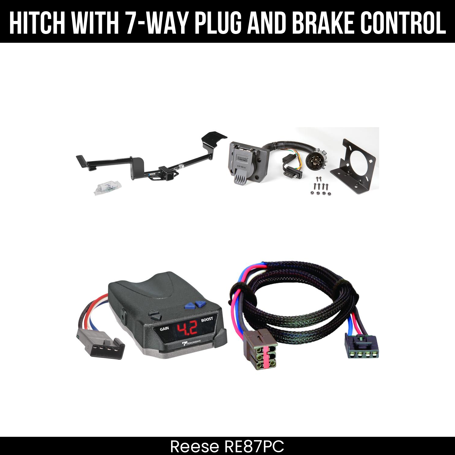 Trailer Hitch , 7-Way , Tekonsha Brake EVN Control