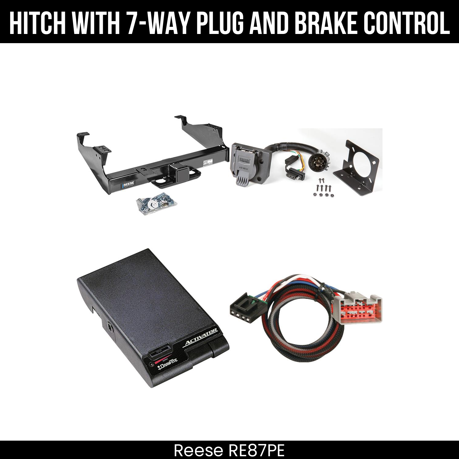 Trailer Hitch , 7-Way , Draw-Tite Activator Brake Control