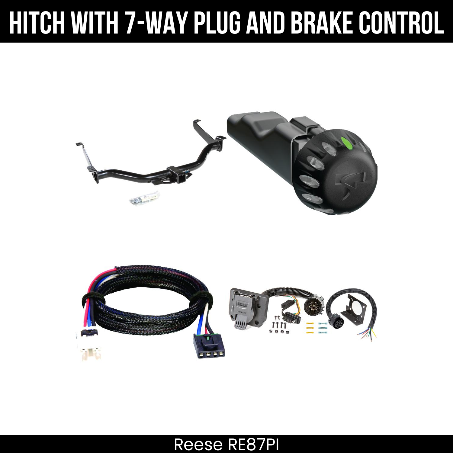 Trailer Hitch , 7-Way , Tekonsha Voyager iD Smart Brake Control