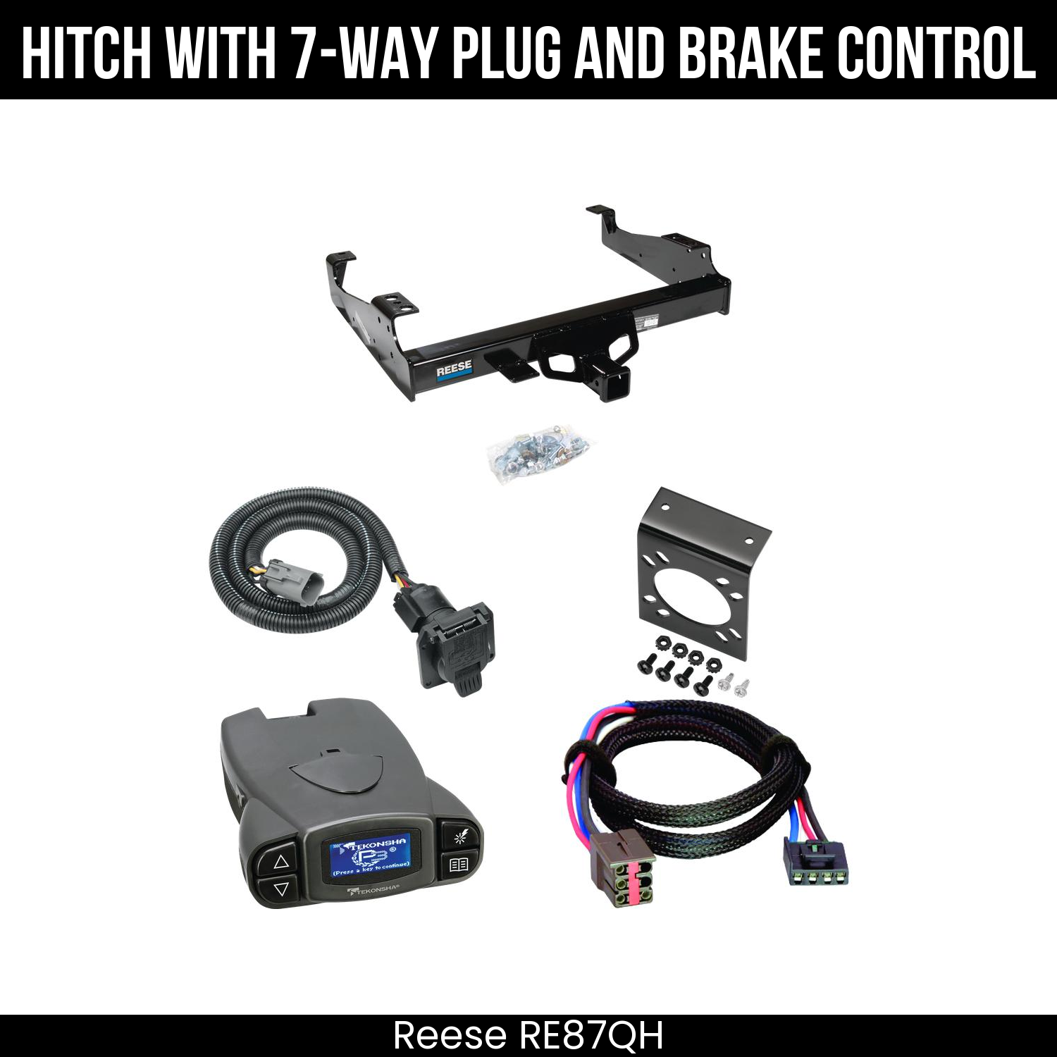 Trailer Hitch , 7-Way , Tekonsha Prodigy P3 Brake Control