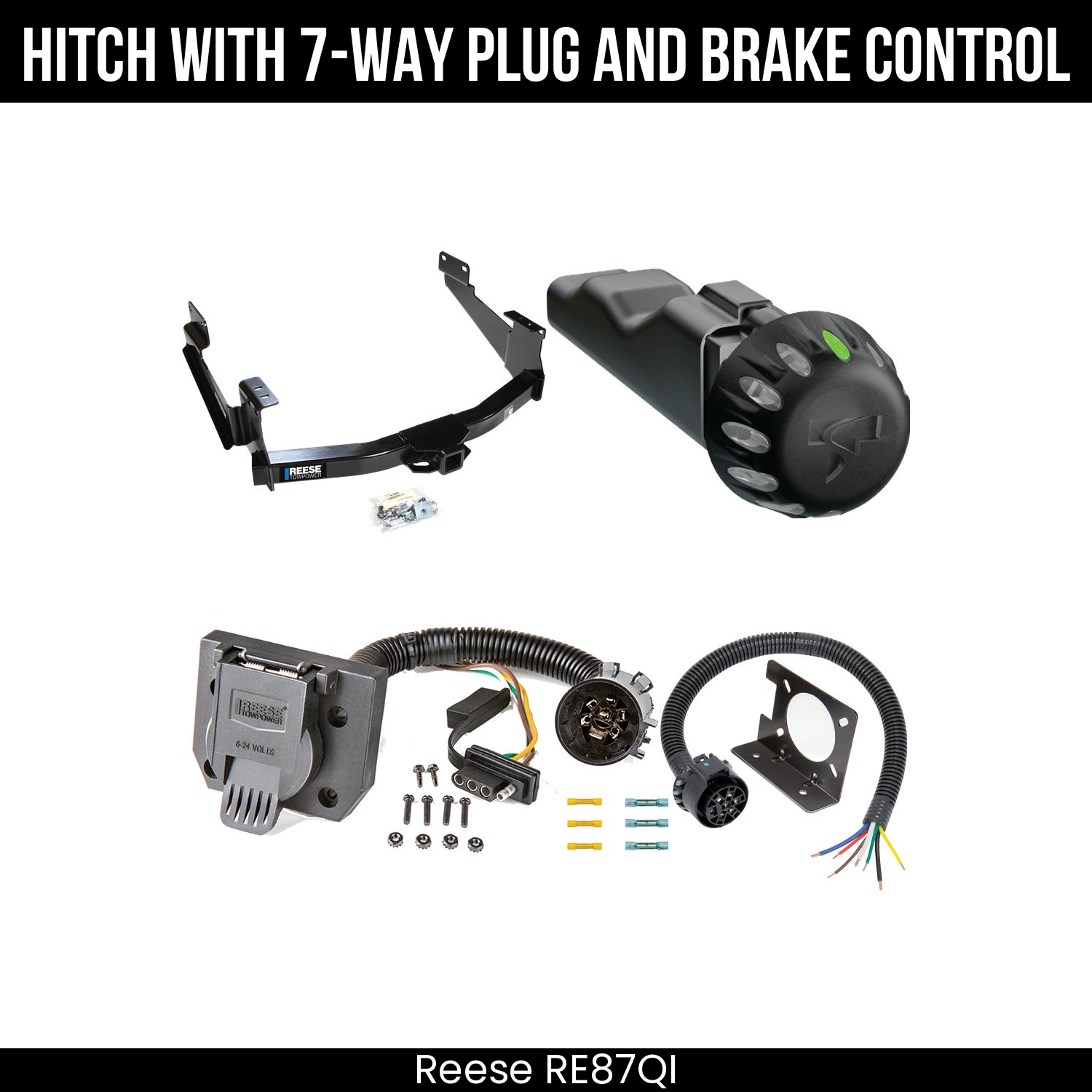 Trailer Hitch , 7-Way , Tekonsha Voyager iD Smart Brake Control