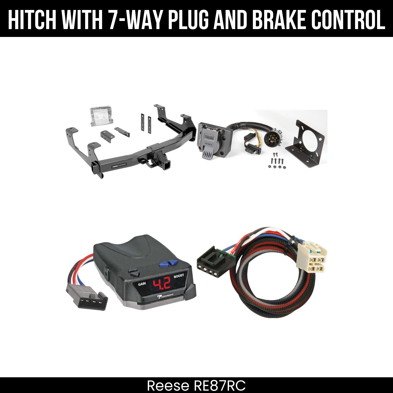 Trailer Hitch , 7-Way , Tekonsha Brake EVN Control