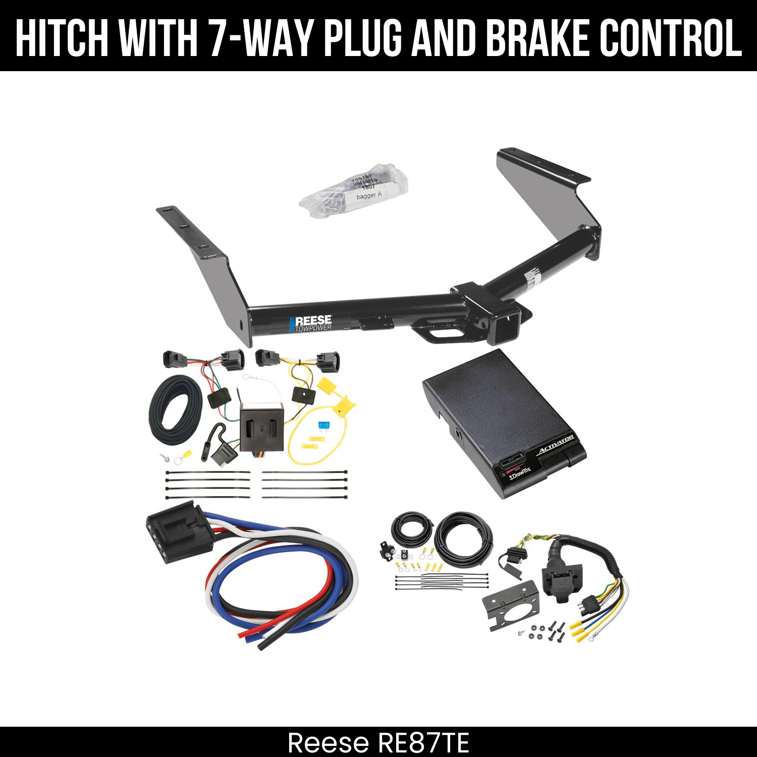 Trailer Hitch , 7-Way , Draw-Tite Activator Brake Control