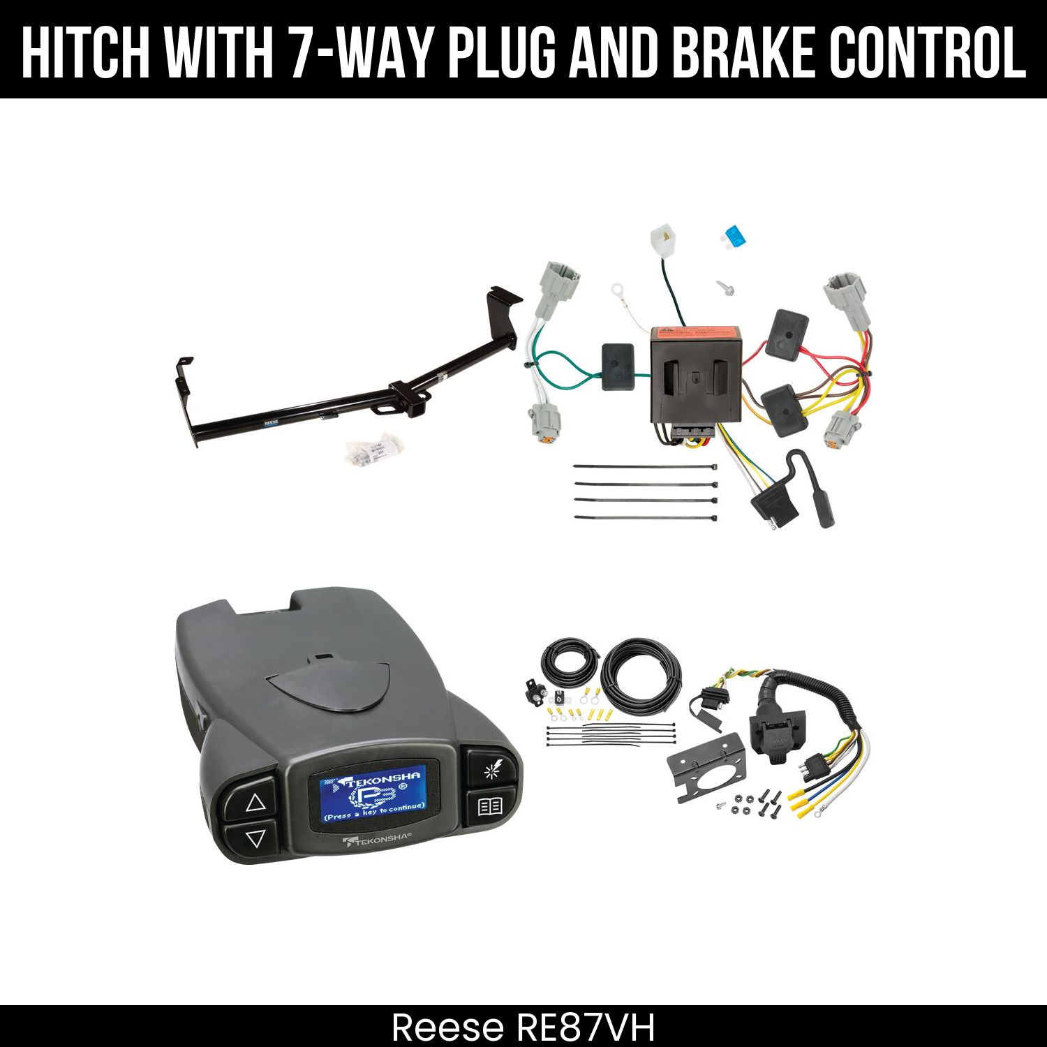 Trailer Hitch , 7-Way , Tekonsha Prodigy P3 Brake Control