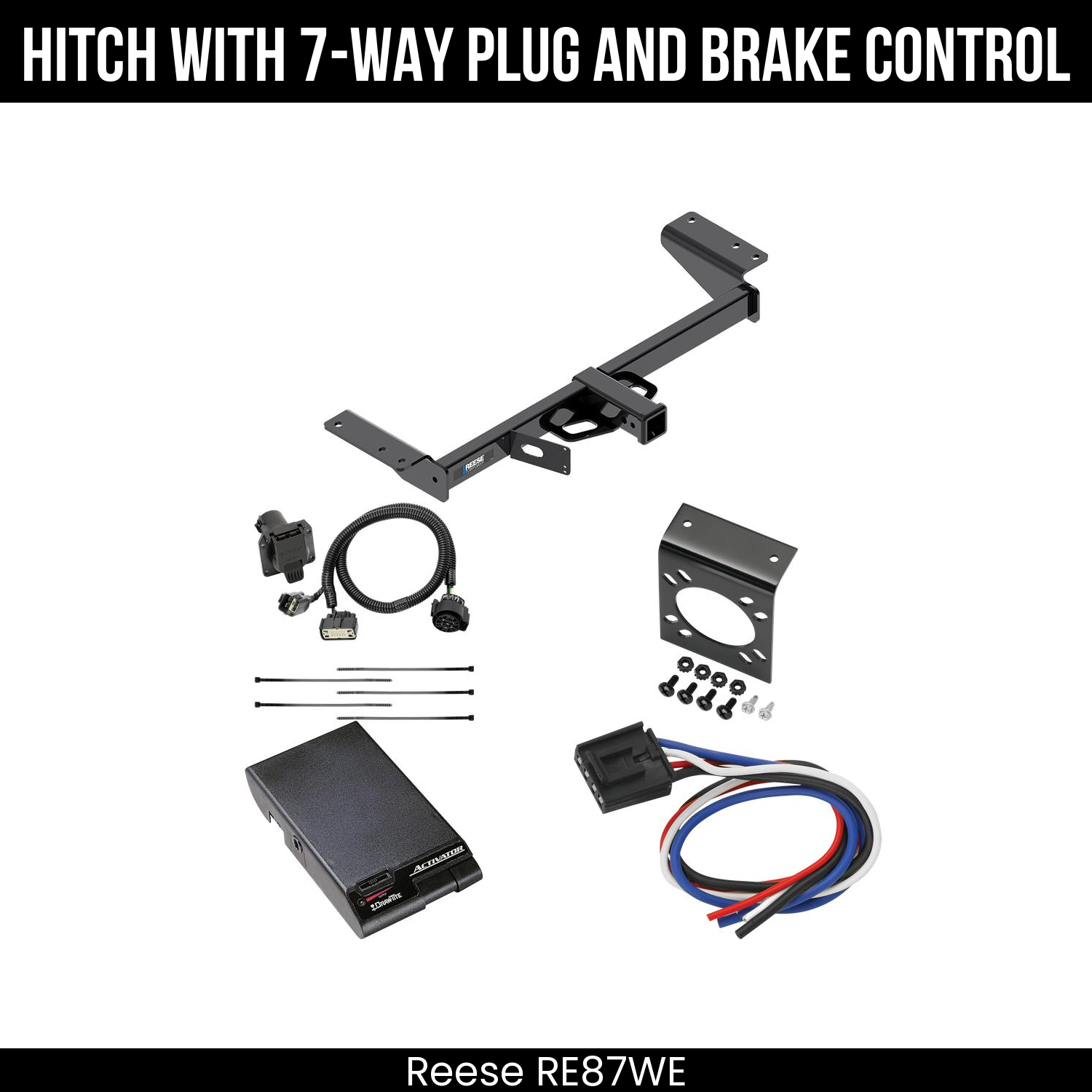Trailer Hitch , 7-Way , Draw-Tite Activator Brake Control