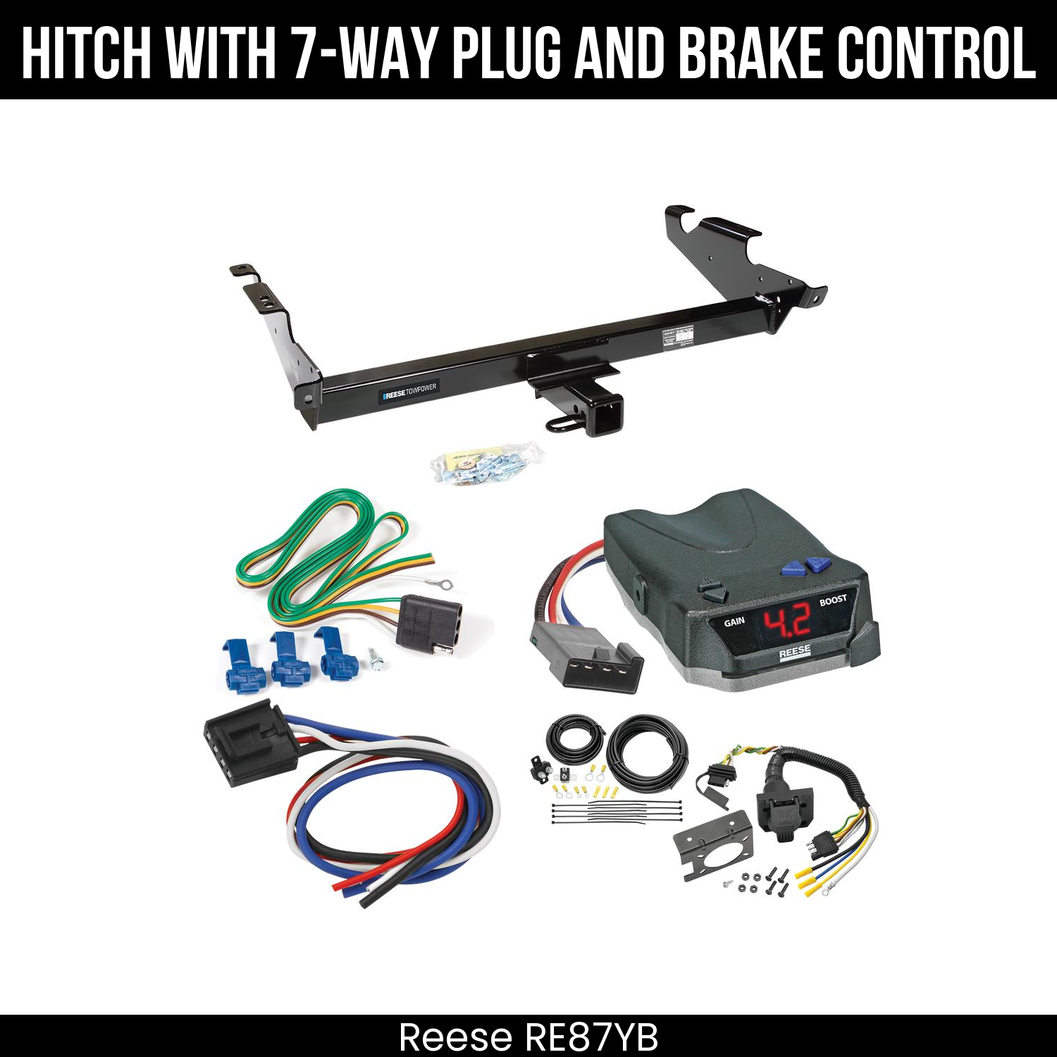 Trailer Hitch , 7-Way , Reese Brake EVN Control