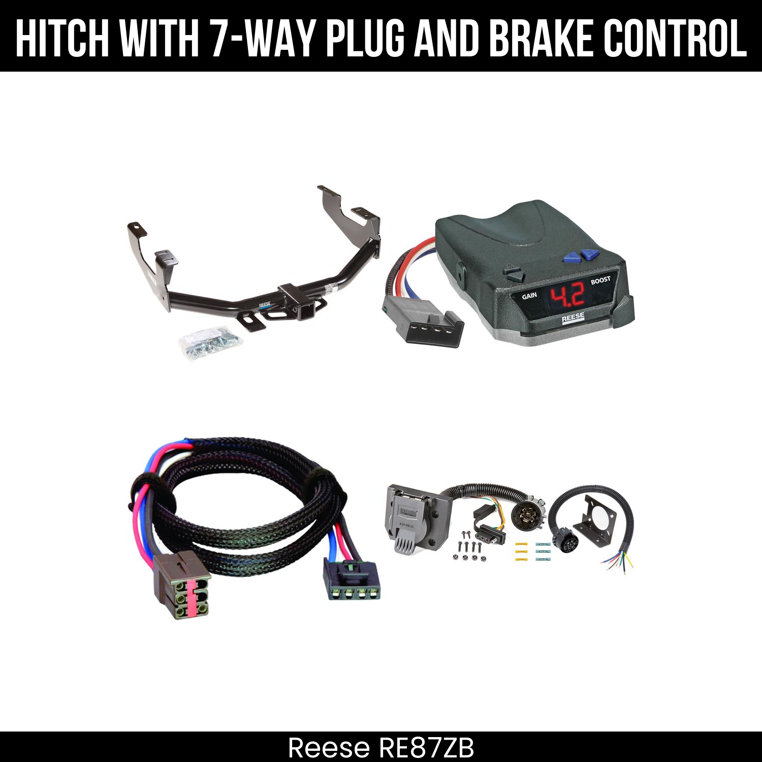Trailer Hitch , 7-Way , Reese Brake EVN Control