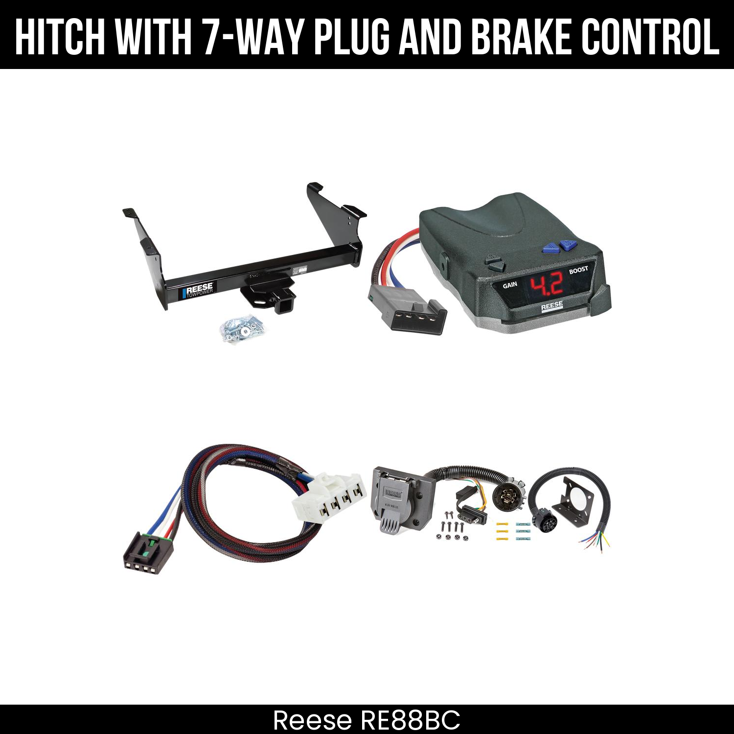 Trailer Hitch , 7-Way , Reese Brake EVN Control