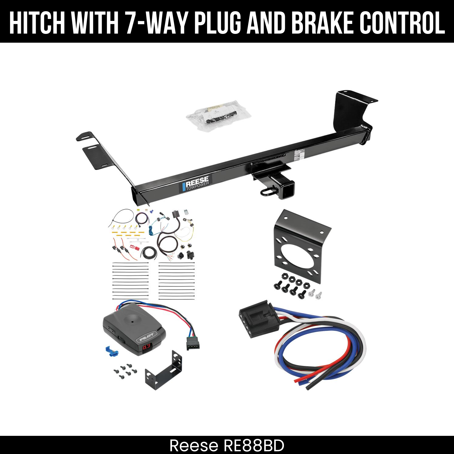 Trailer Hitch , 7-Way , Pro Series Pilot Brake Control
