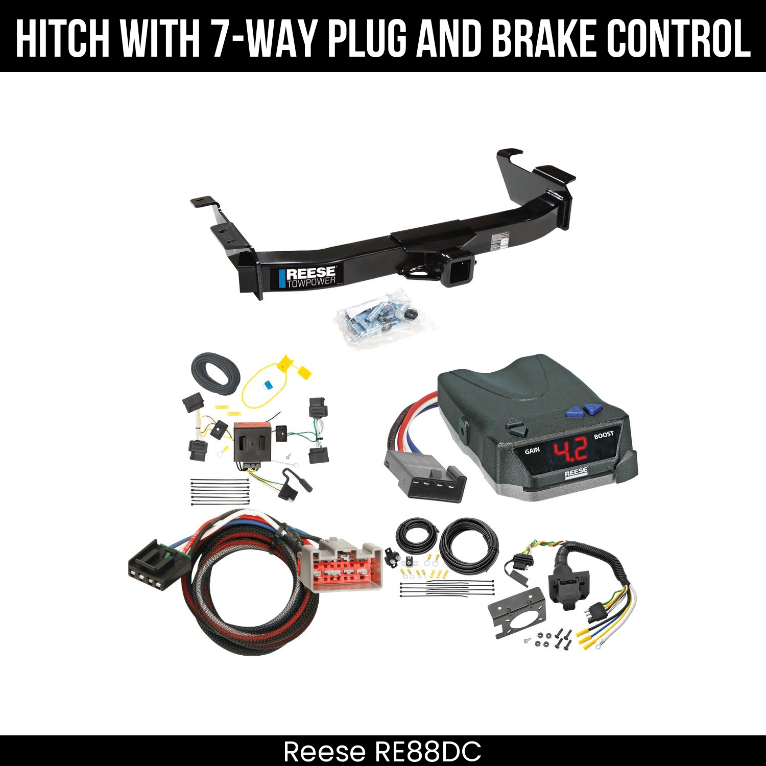 Trailer Hitch , 7-Way , Reese Brake EVN Control