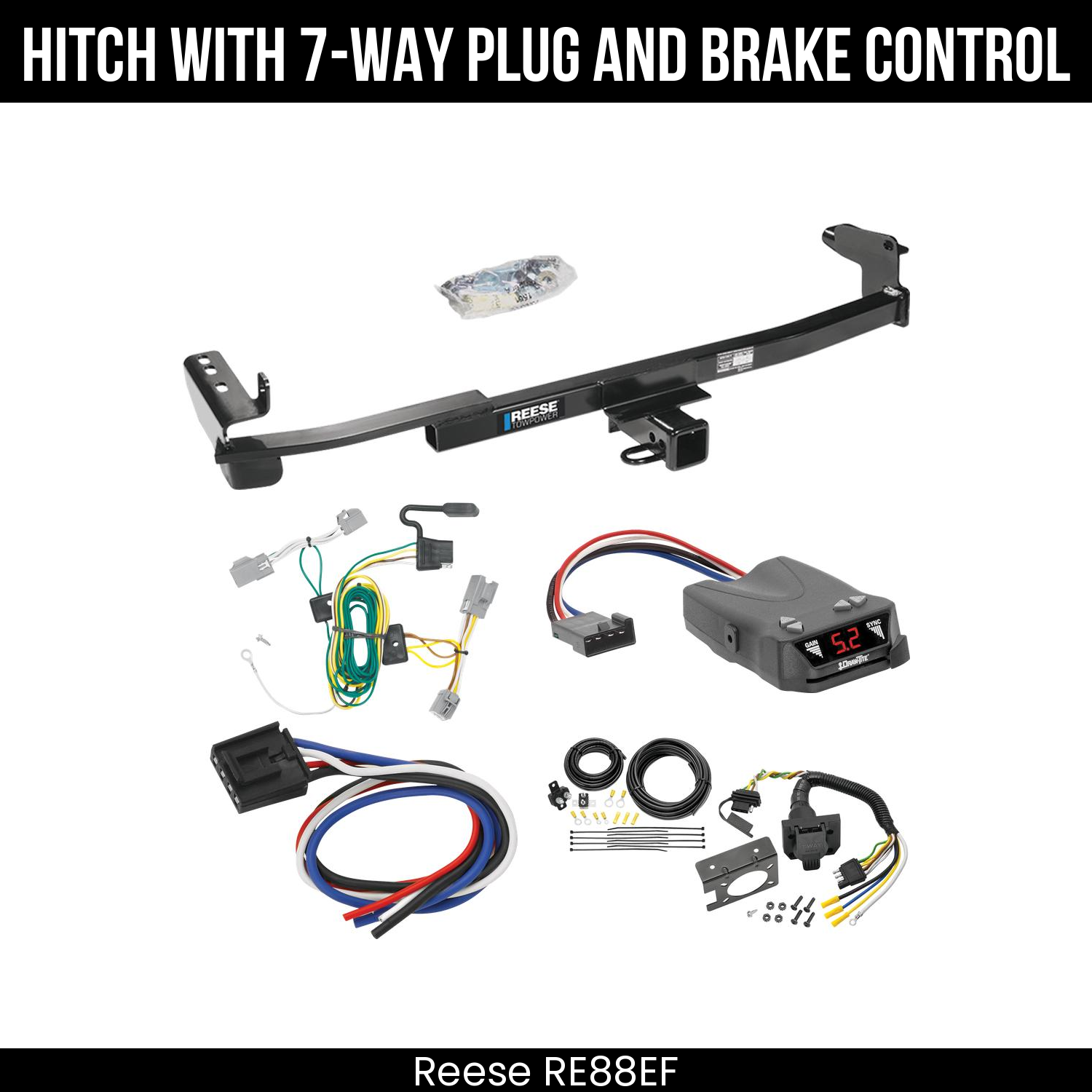 Trailer Hitch , 7-Way , Draw-Tite Activator IV Brake Control