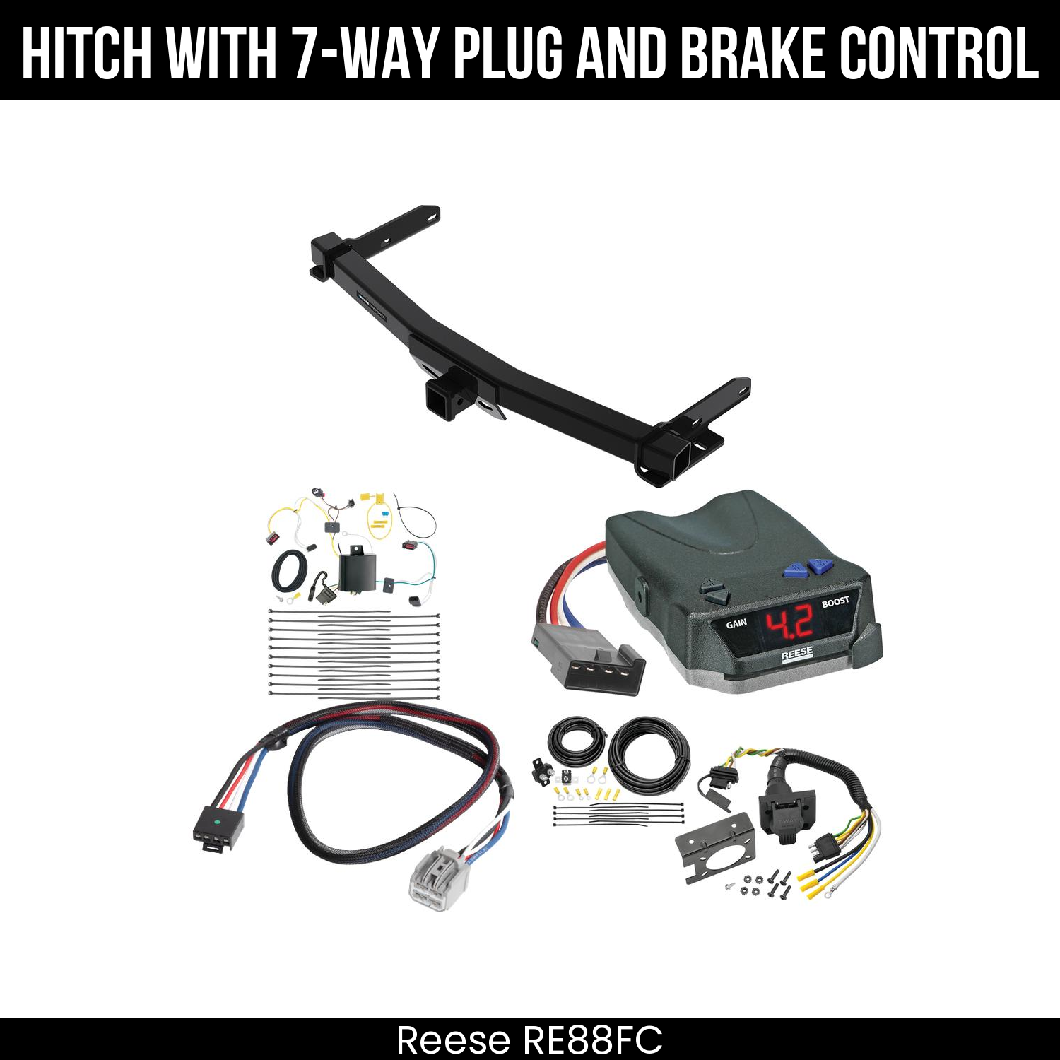 Trailer Hitch , 7-Way , Reese Brake EVN Control