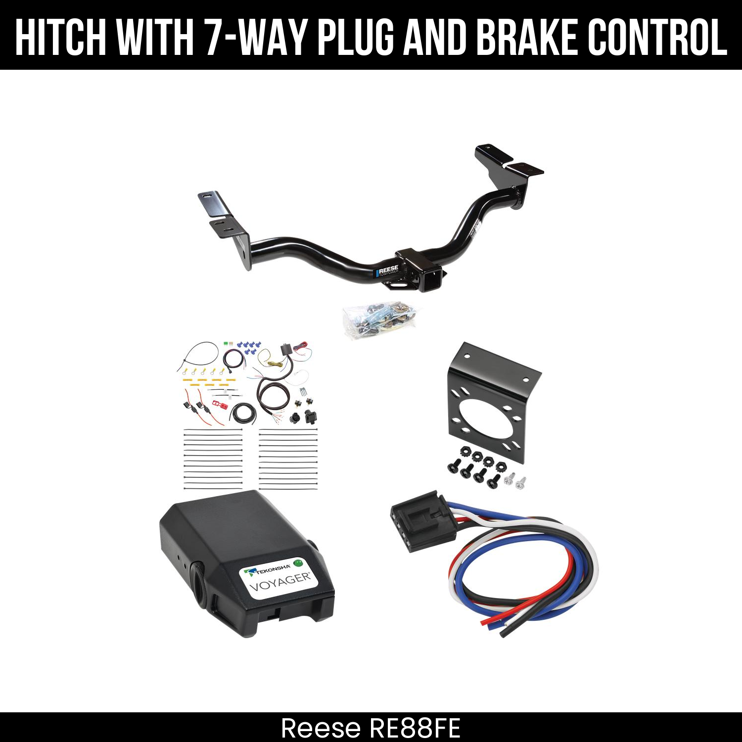 Trailer Hitch , 7-Way , Tekonsha Voyager Brake Control
