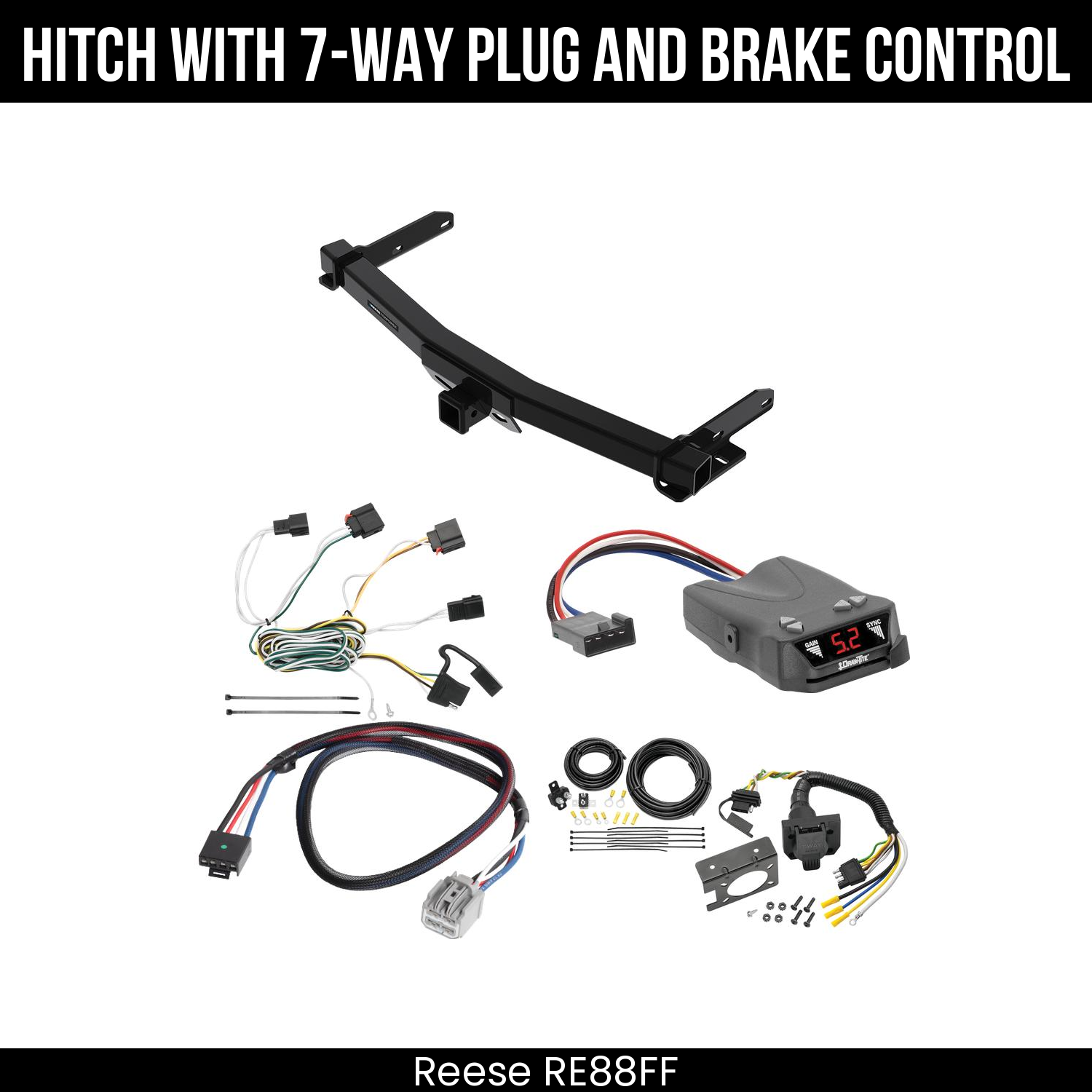 Trailer Hitch , 7-Way , Draw-Tite Activator IV Brake Control
