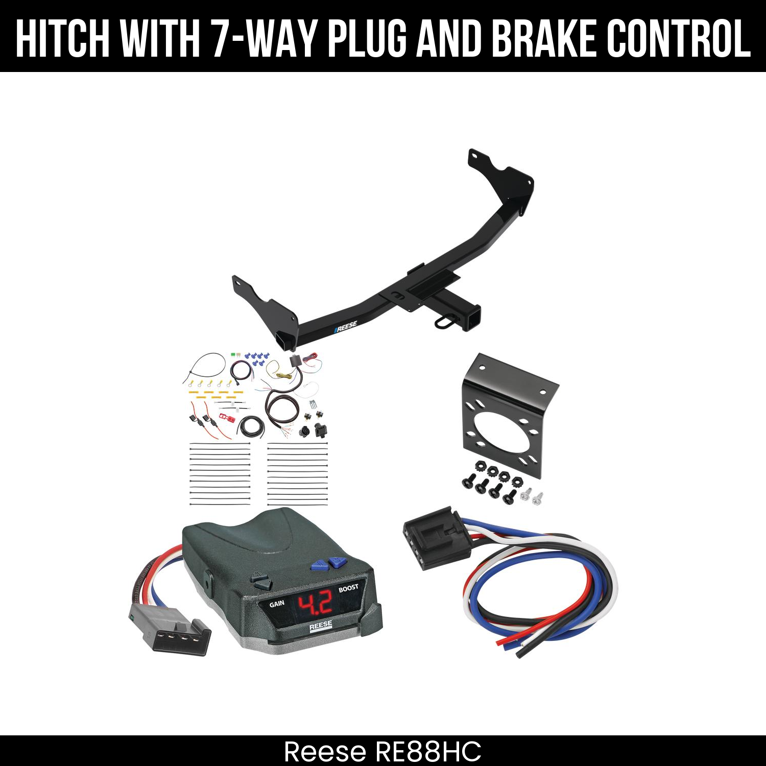 Trailer Hitch , 7-Way , Reese Brake EVN Control