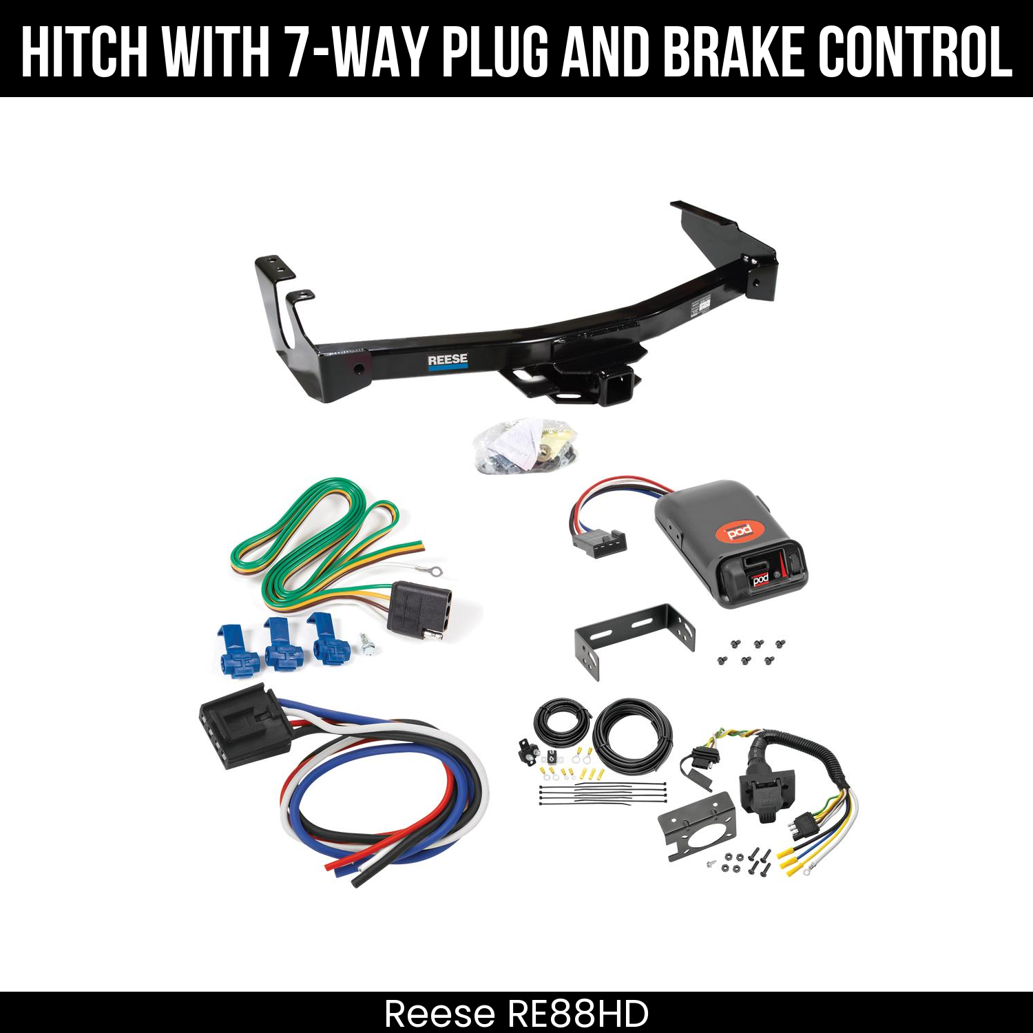 Trailer Hitch , 7-Way , Pro Series POD Brake Control