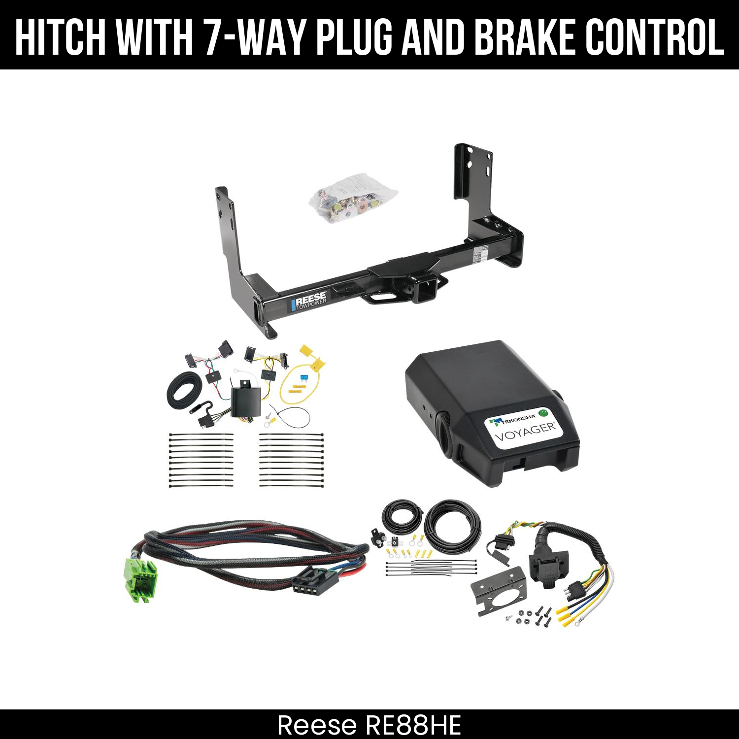 Trailer Hitch , 7-Way , Tekonsha Voyager Brake Control