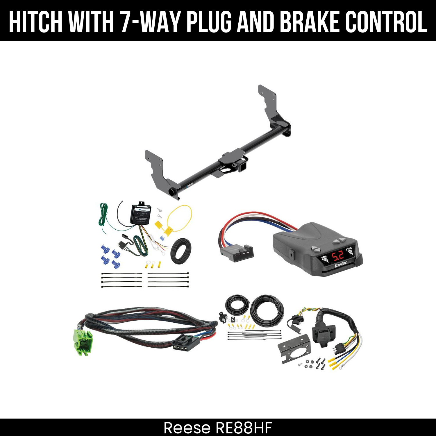 Trailer Hitch , 7-Way , Draw-Tite Activator IV Brake Control