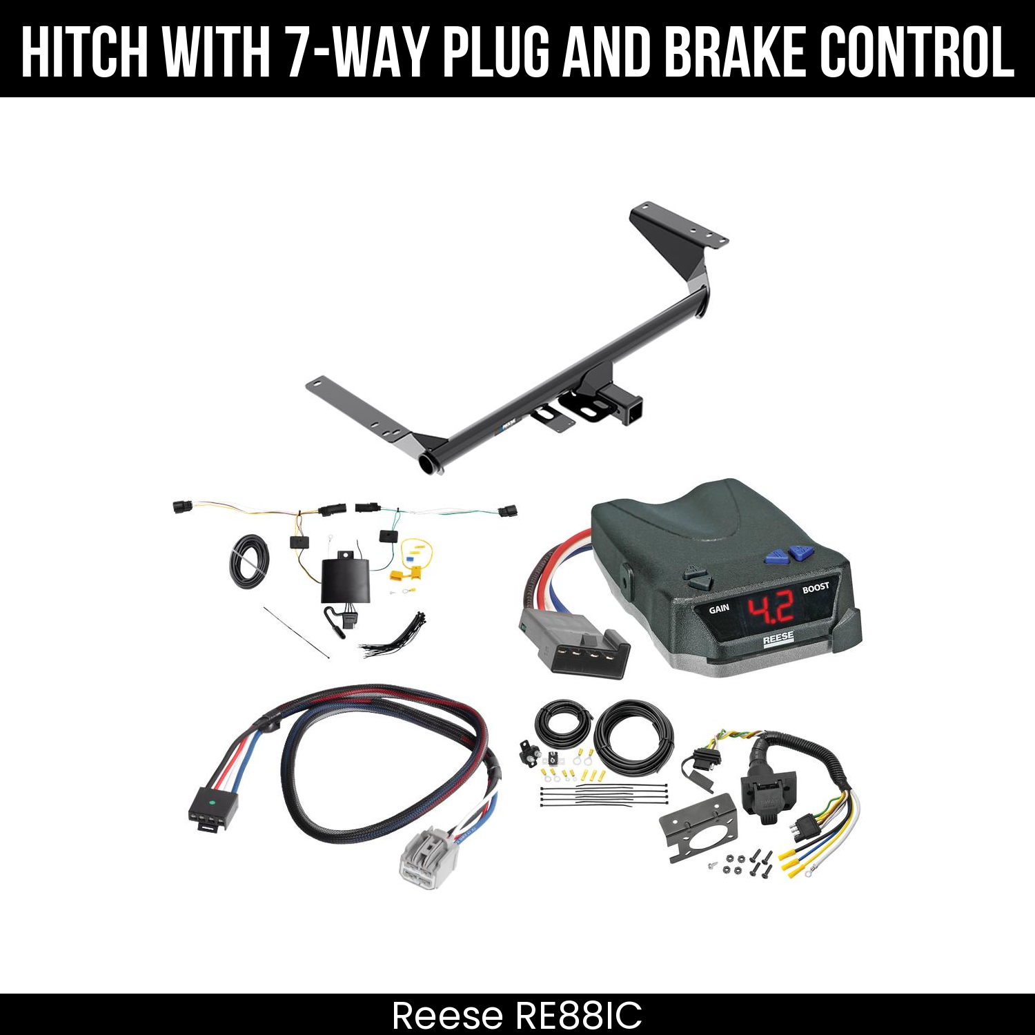 Trailer Hitch , 7-Way , Reese Brake EVN Control