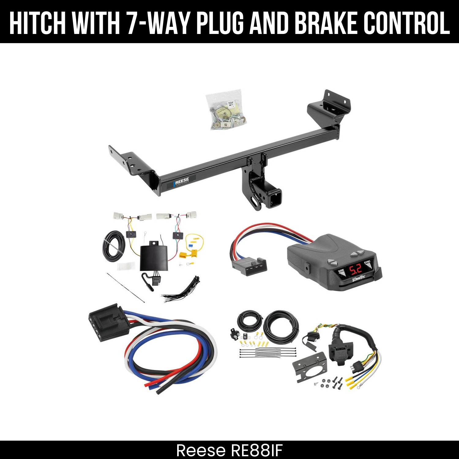 Trailer Hitch , 7-Way , Draw-Tite Activator IV Brake Control