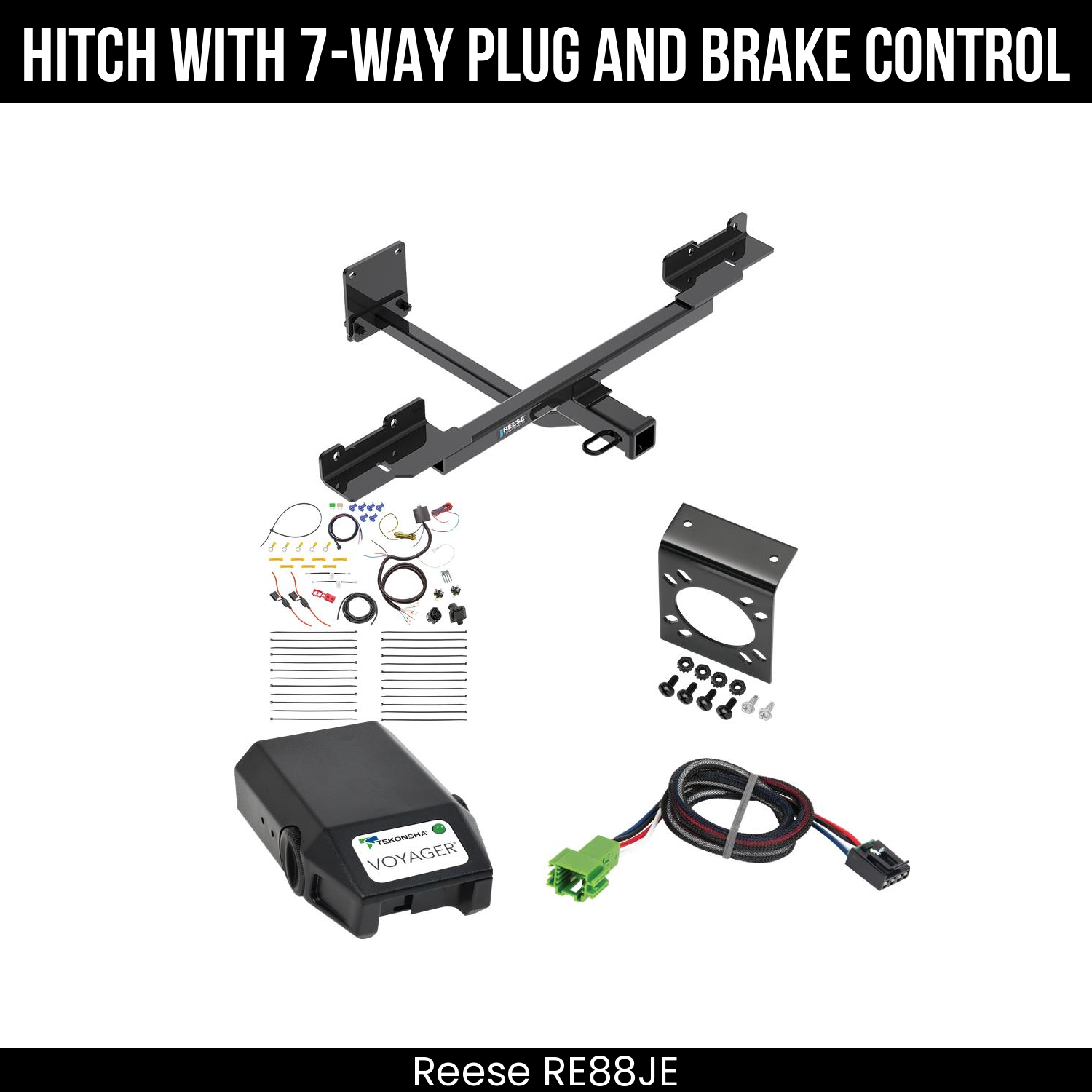 Trailer Hitch , 7-Way , Tekonsha Voyager Brake Control