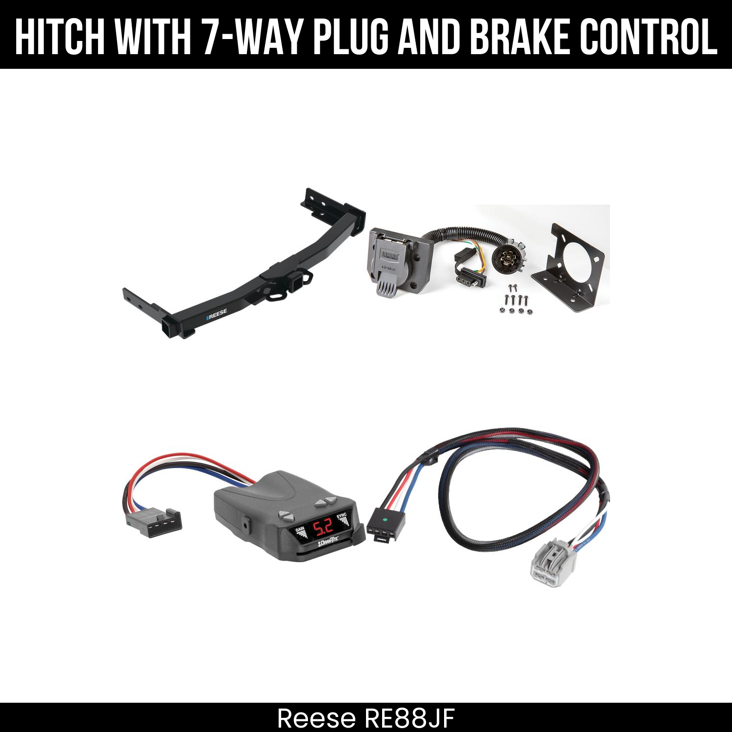 Trailer Hitch , 7-Way , Draw-Tite Activator IV Brake Control