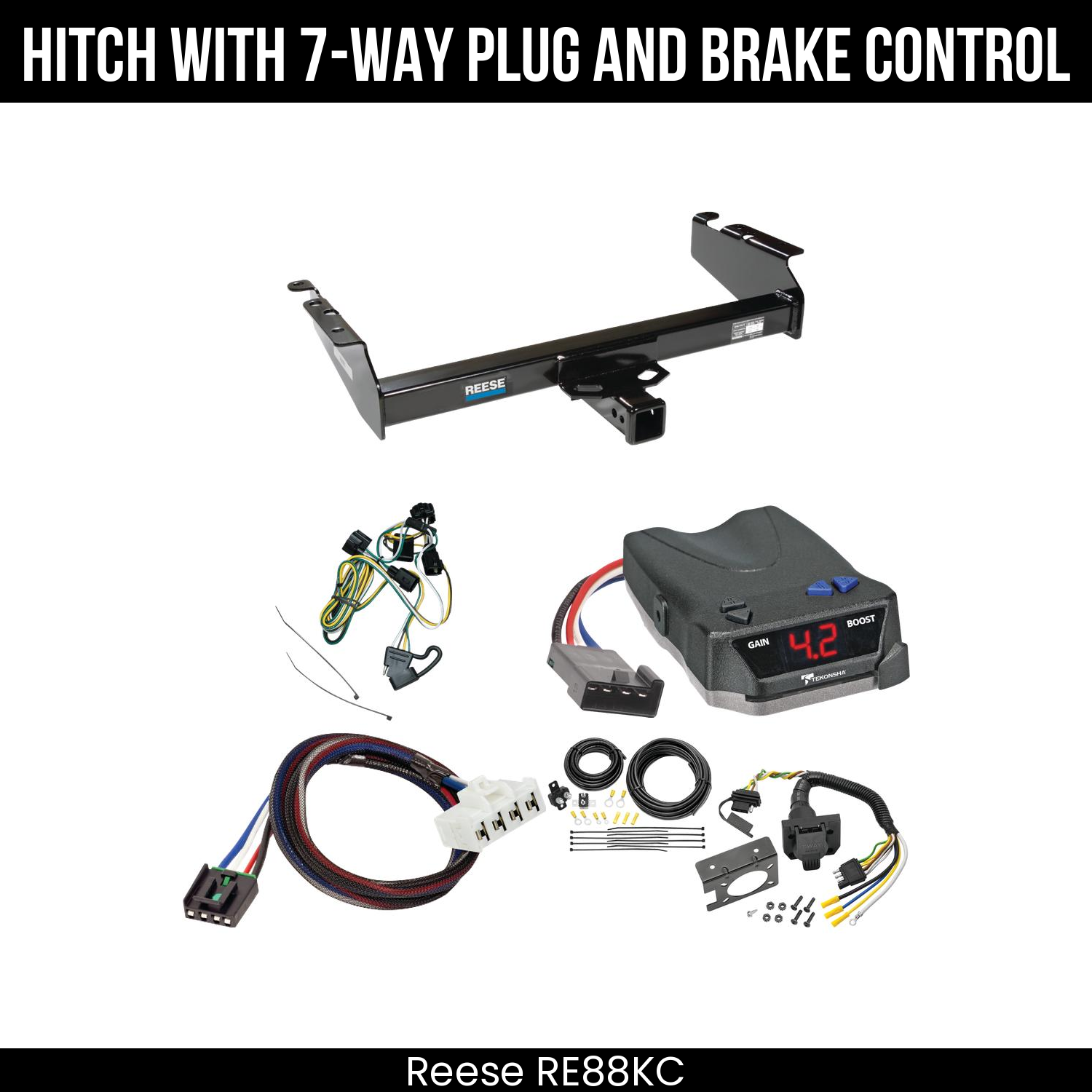 Trailer Hitch , 7-Way , Tekonsha Brake EVN Control