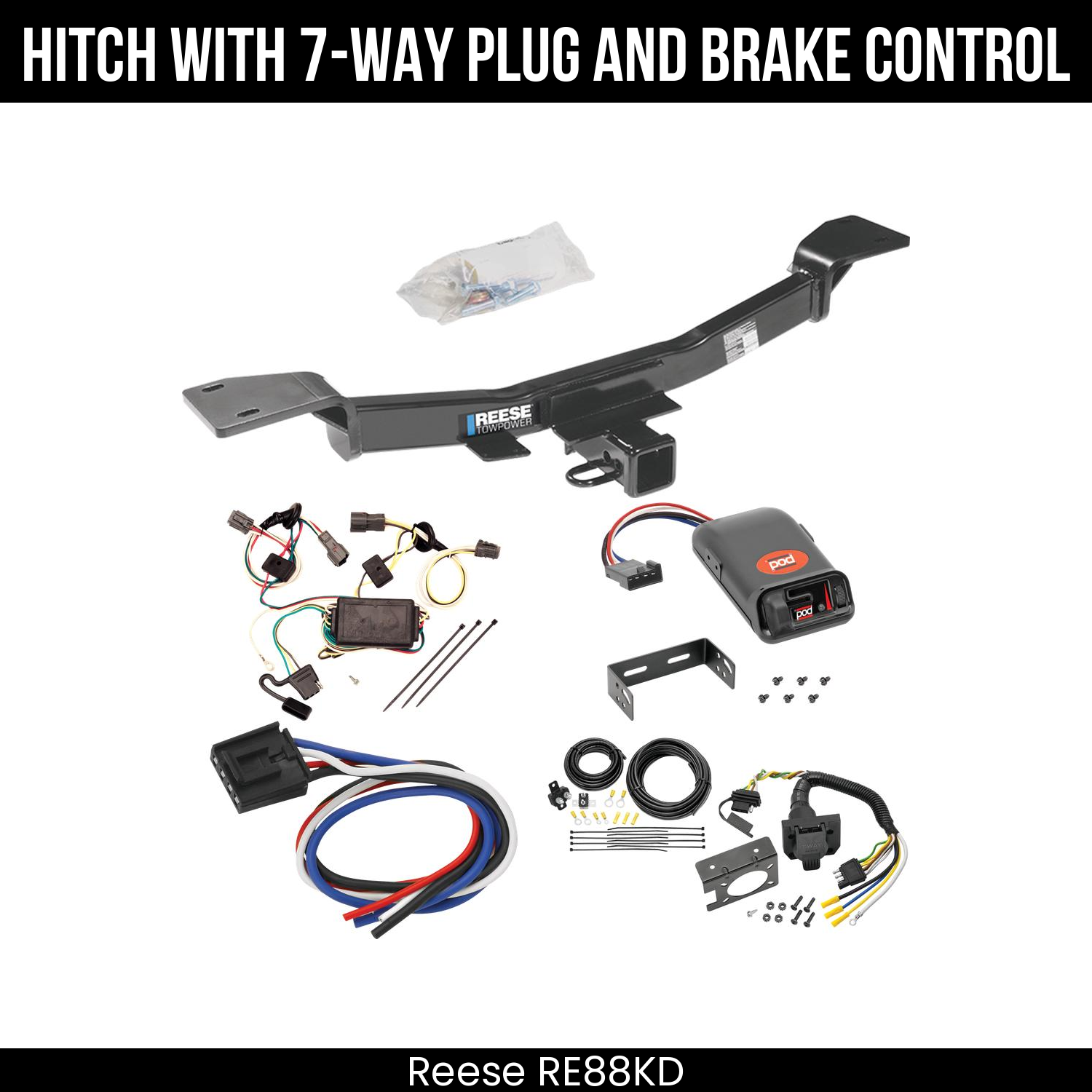 Trailer Hitch , 7-Way , Pro Series POD Brake Control