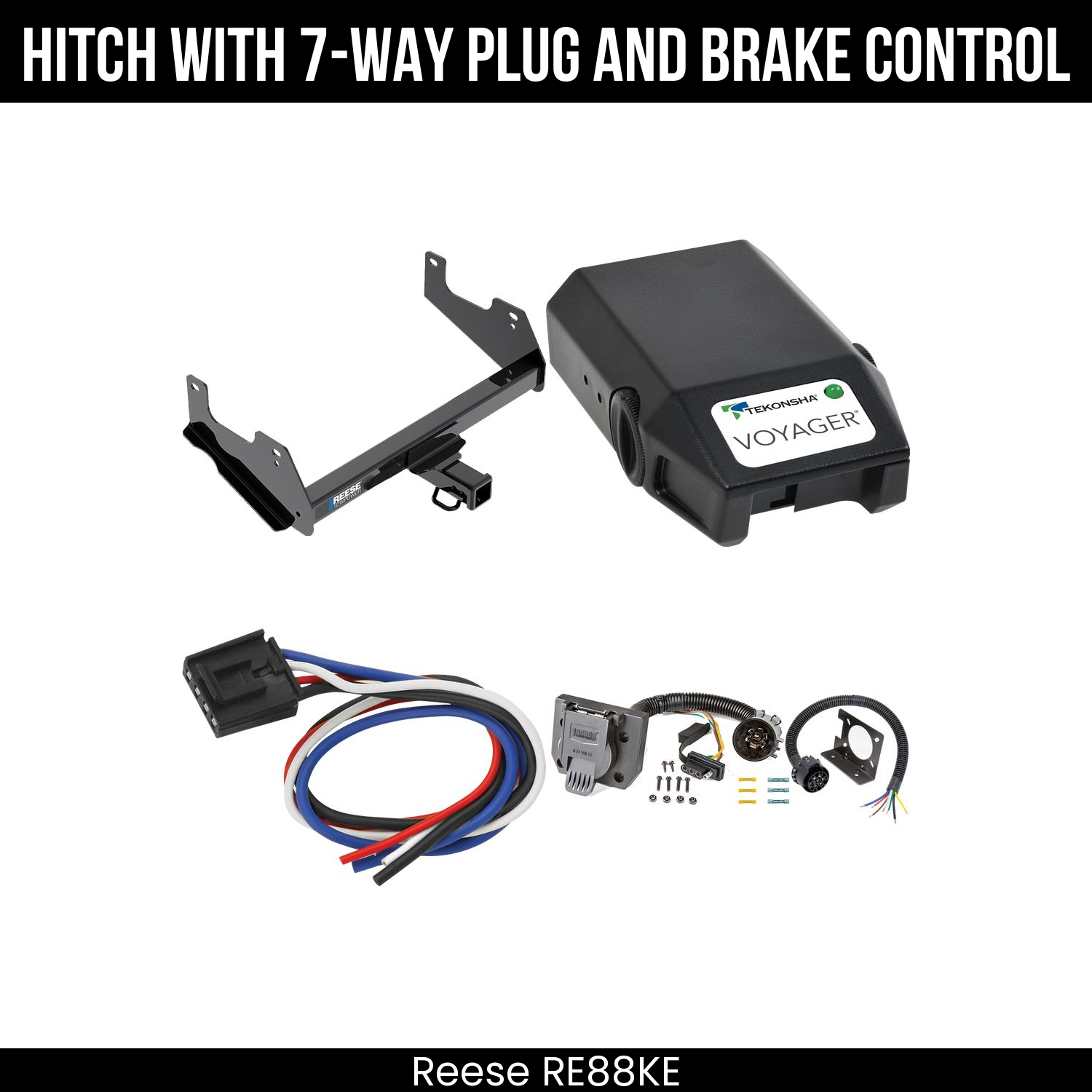 Trailer Hitch , 7-Way , Tekonsha Voyager Brake Control