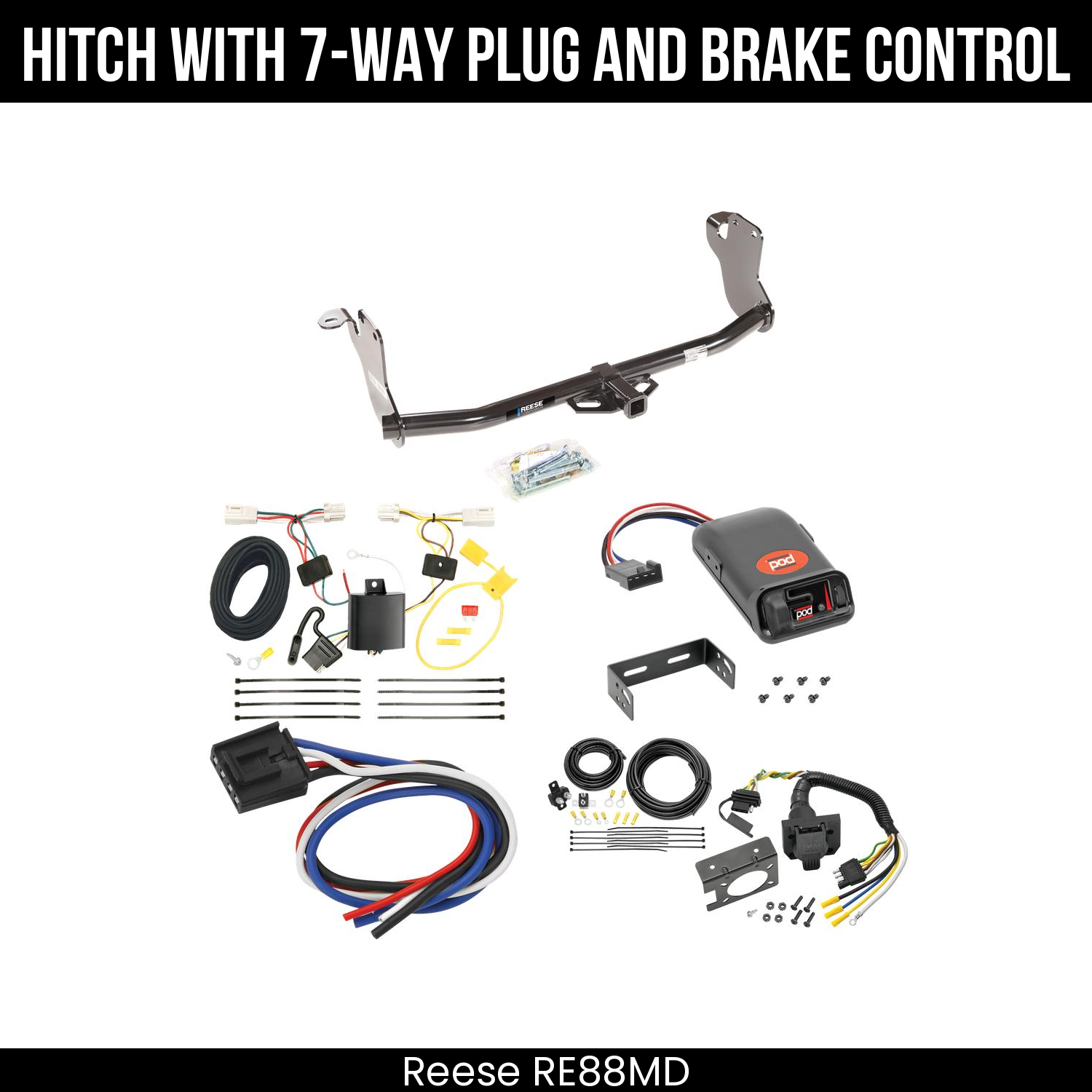 Trailer Hitch , 7-Way , Pro Series POD Brake Control