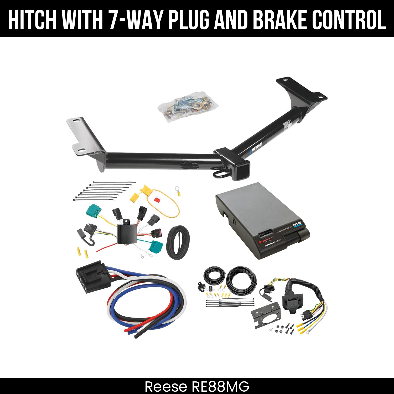Trailer Hitch , 7-Way , Reese Brakeman Brake Control