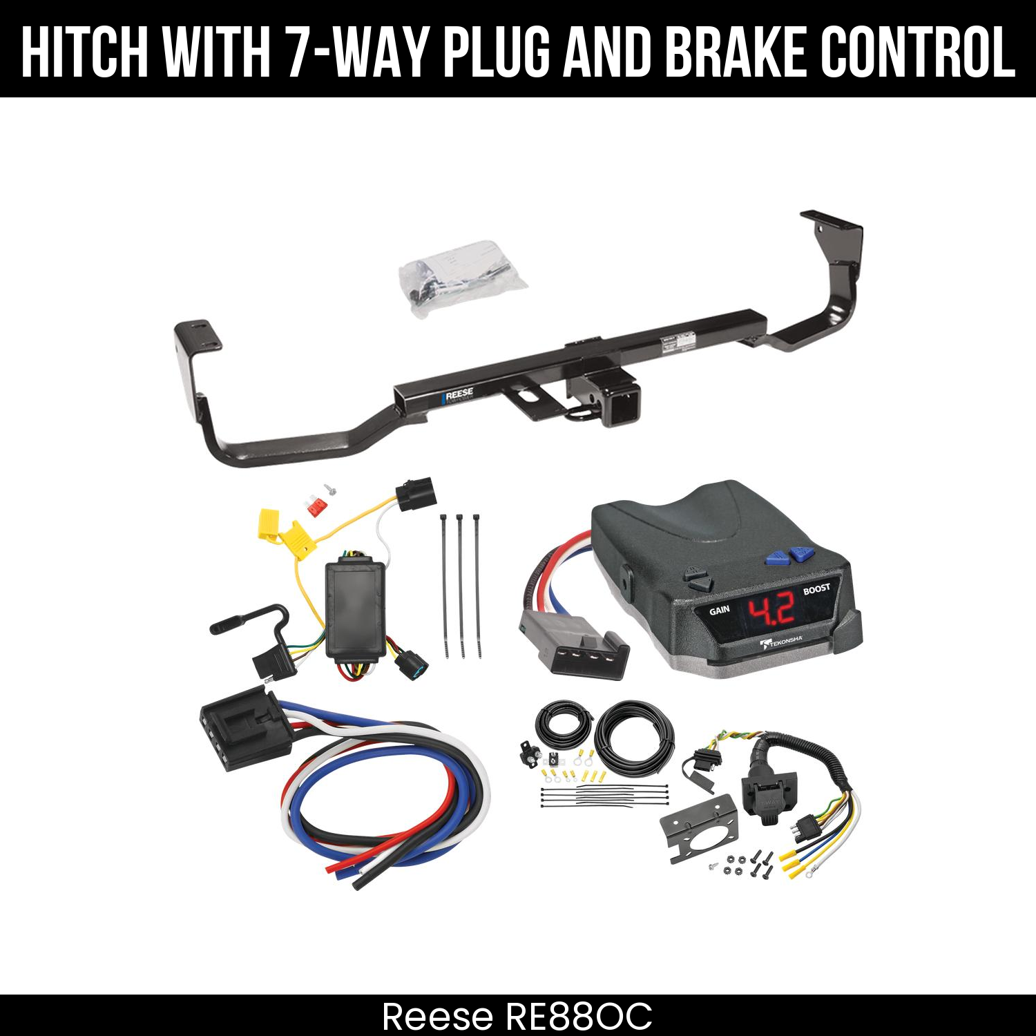 Trailer Hitch , 7-Way , Tekonsha Brake EVN Control