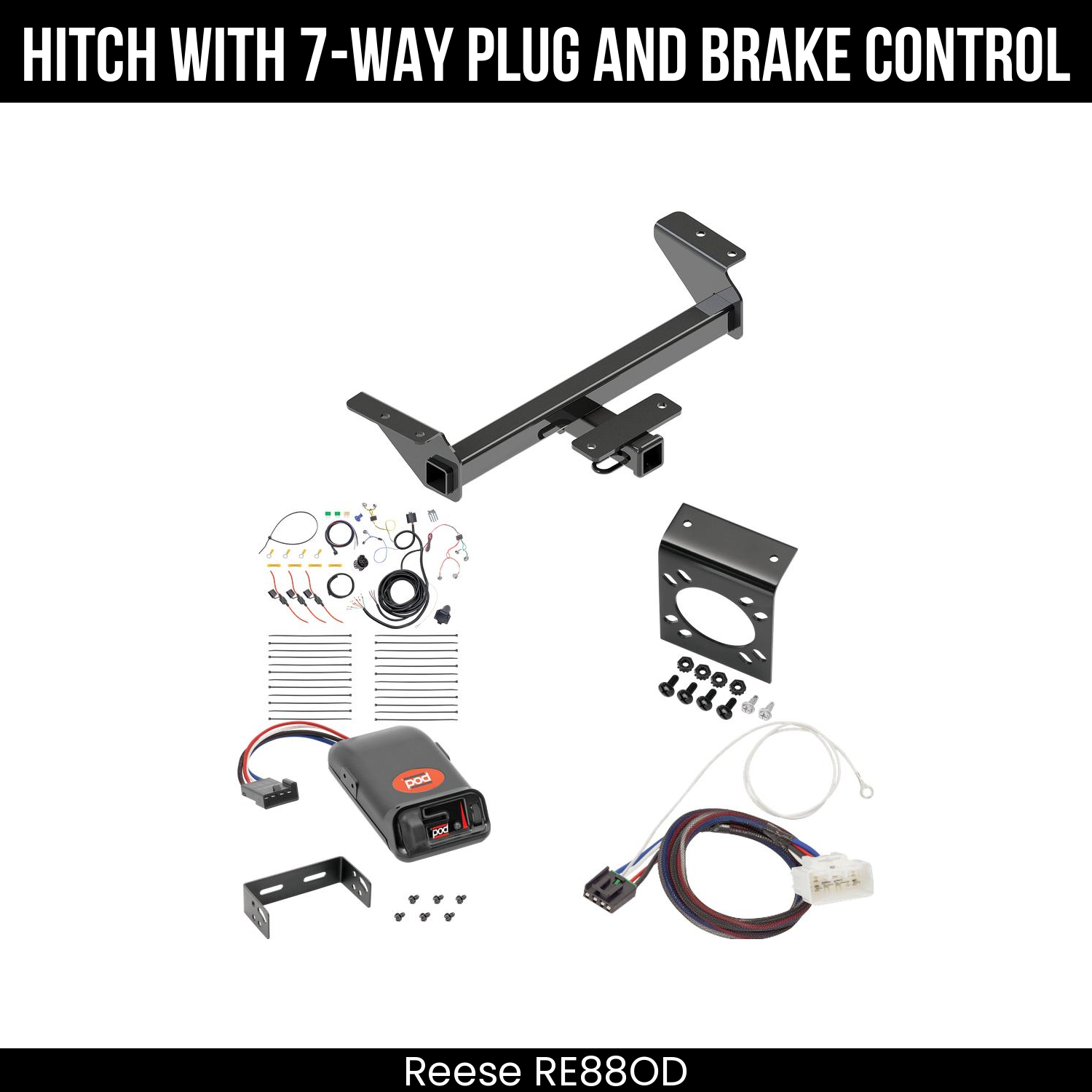 Trailer Hitch , 7-Way , Pro Series POD Brake Control