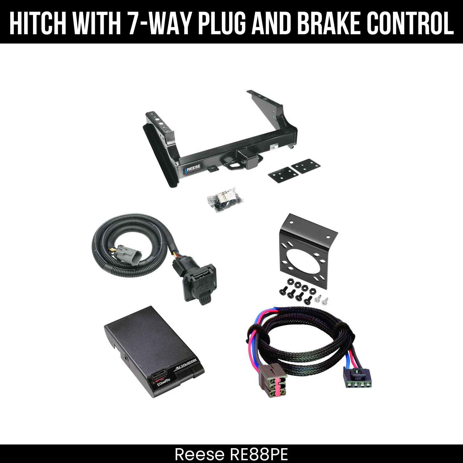 Trailer Hitch , 7-Way , Draw-Tite Activator Brake Control