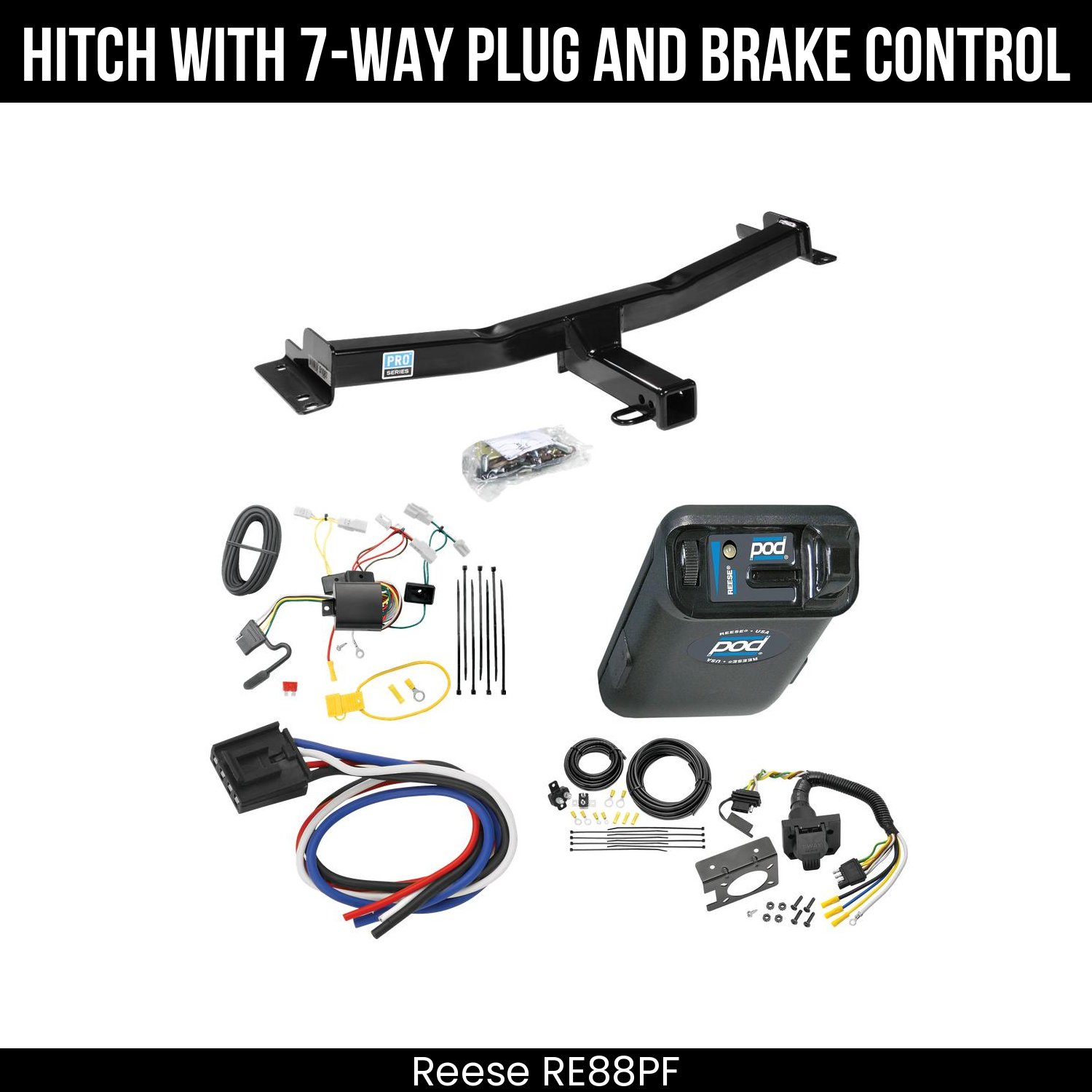 Trailer Hitch , 7-Way , Reese POD Brake Control