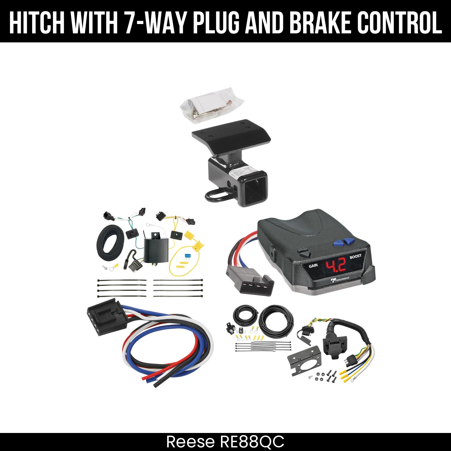 Trailer Hitch , 7-Way , Tekonsha Brake EVN Control