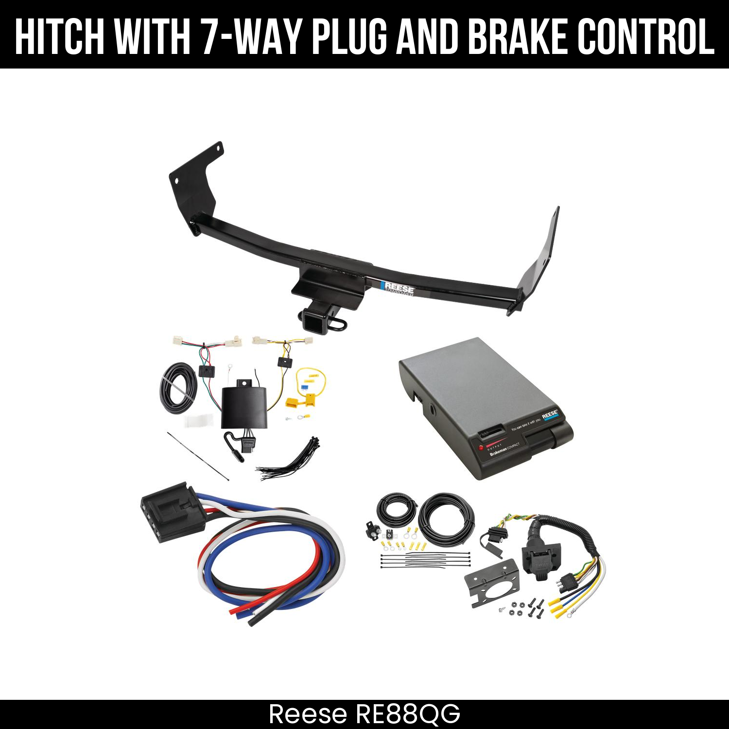 Trailer Hitch , 7-Way , Reese Brakeman Brake Control
