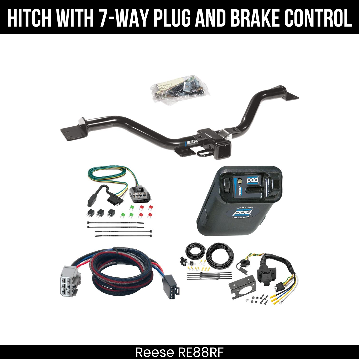 Trailer Hitch , 7-Way , Reese POD Brake Control