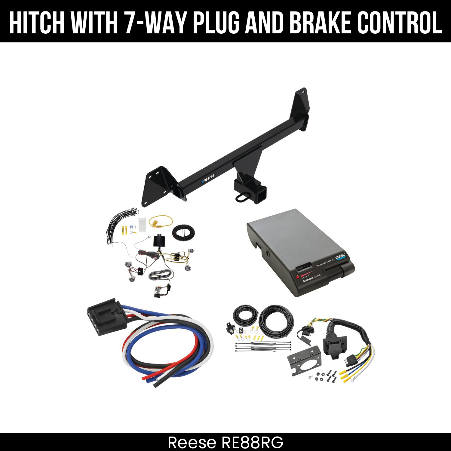 Trailer Hitch , 7-Way , Reese Brakeman Brake Control