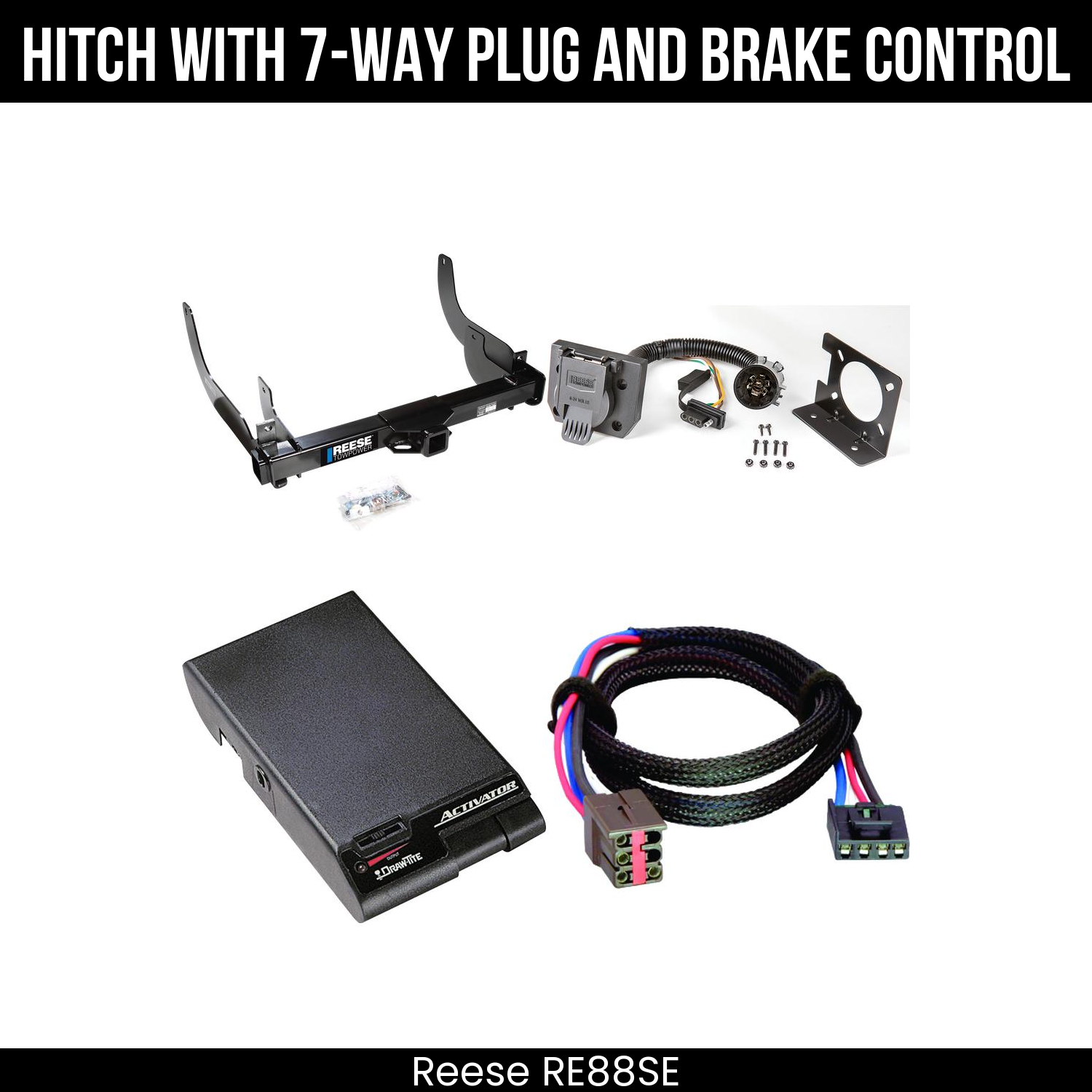 Trailer Hitch , 7-Way , Draw-Tite Activator Brake Control