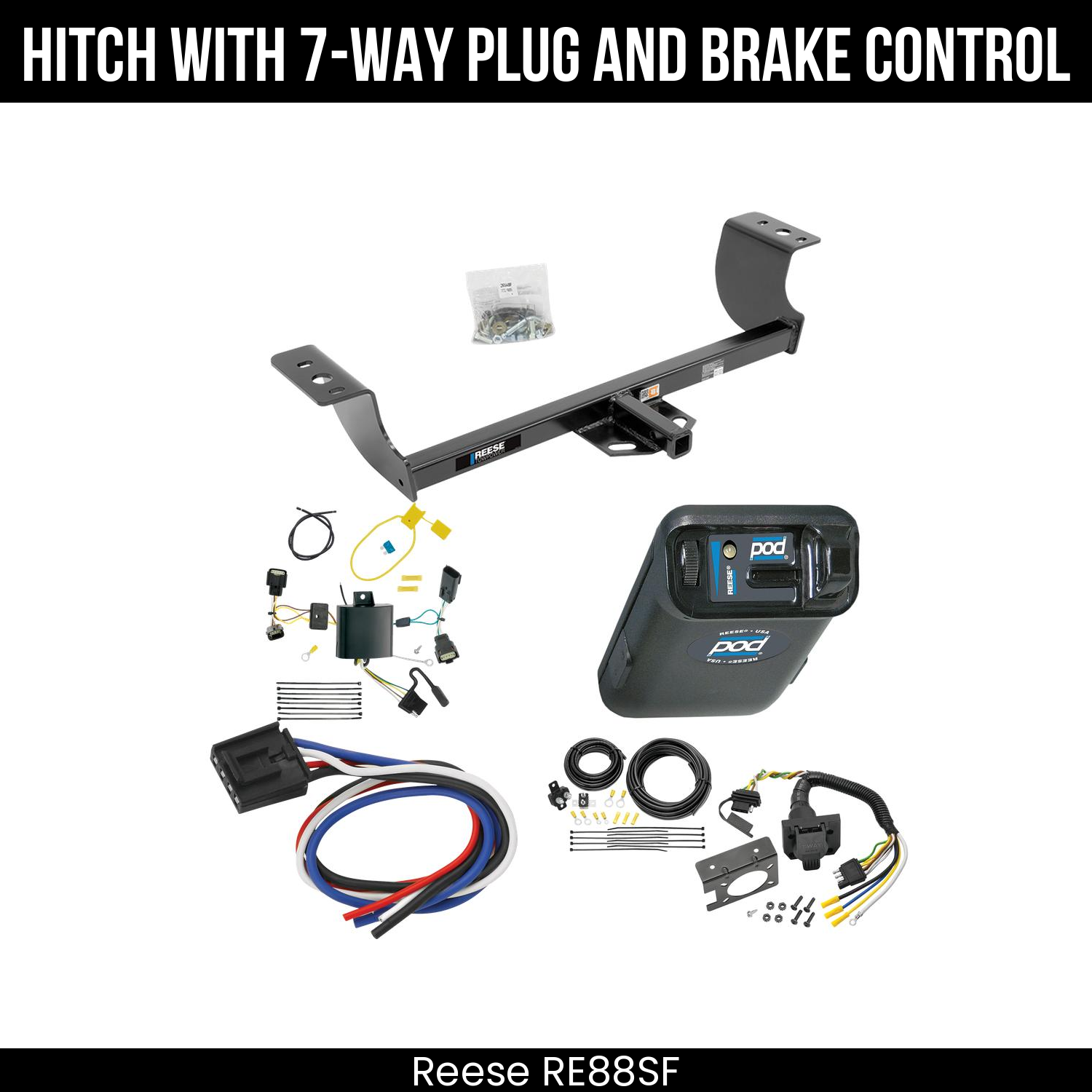 Trailer Hitch , 7-Way , Reese POD Brake Control