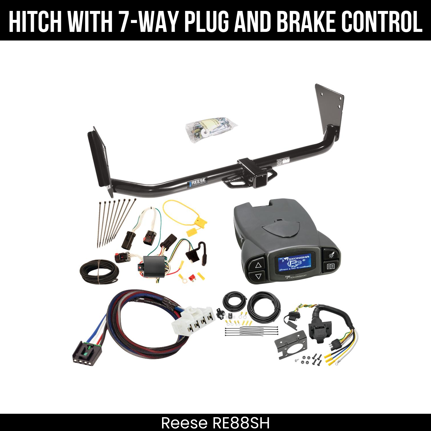 Trailer Hitch , 7-Way , Tekonsha Prodigy P3 Brake Control