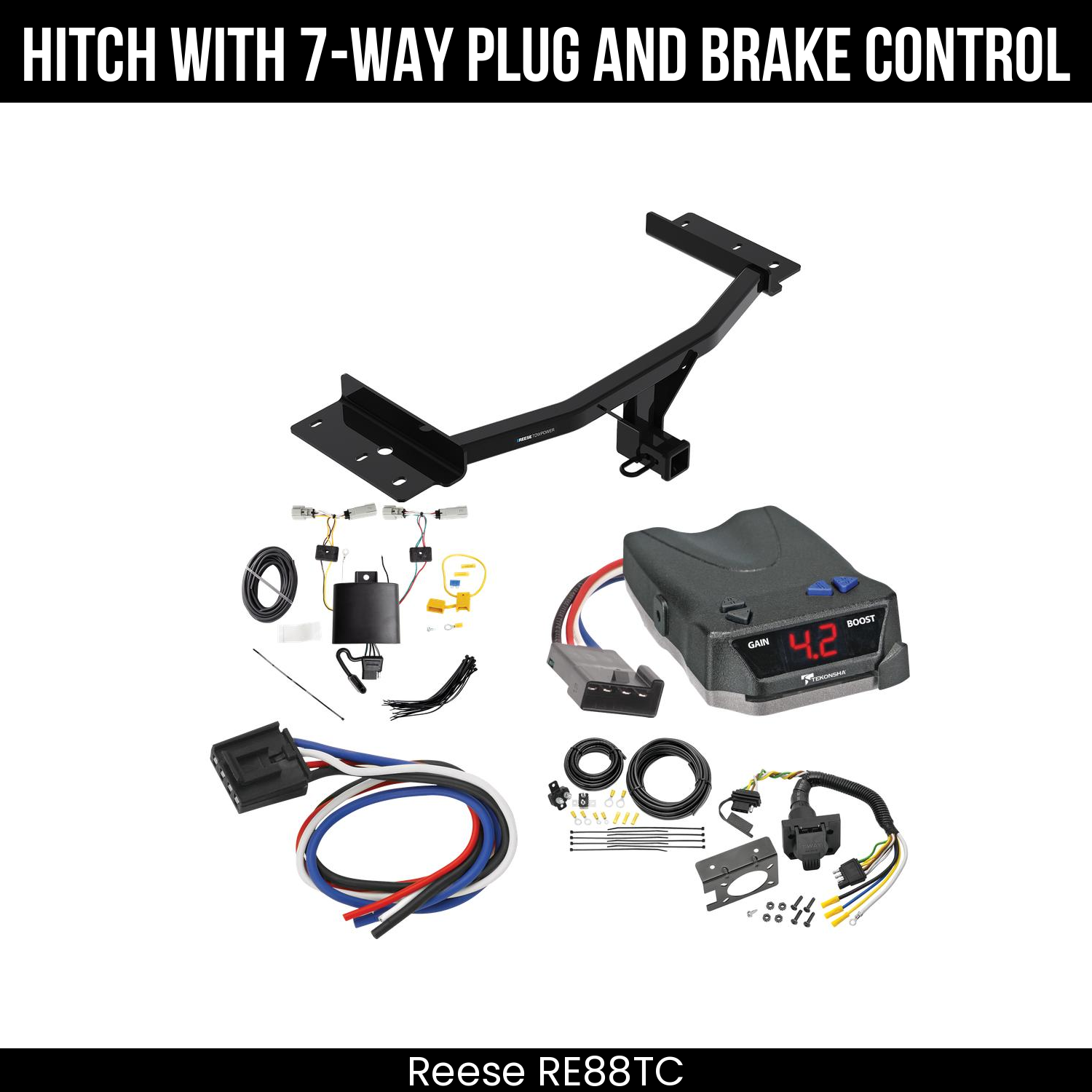 Trailer Hitch , 7-Way , Tekonsha Brake EVN Control
